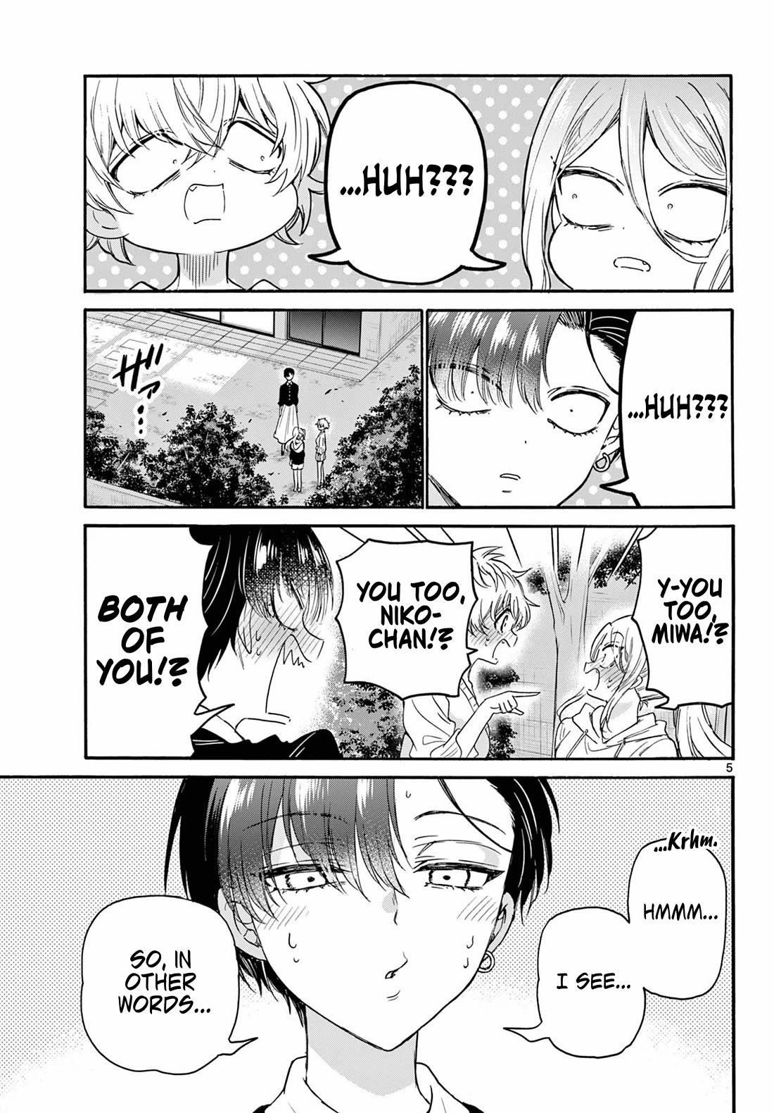 Mikadono Sanshimai wa Angai, Choroi Chapter 115 page 5 - Chapter 115: All three, together.