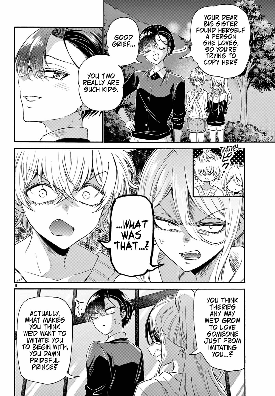 Mikadono Sanshimai wa Angai, Choroi Chapter 115 page 6 - Chapter 115: All three, together.