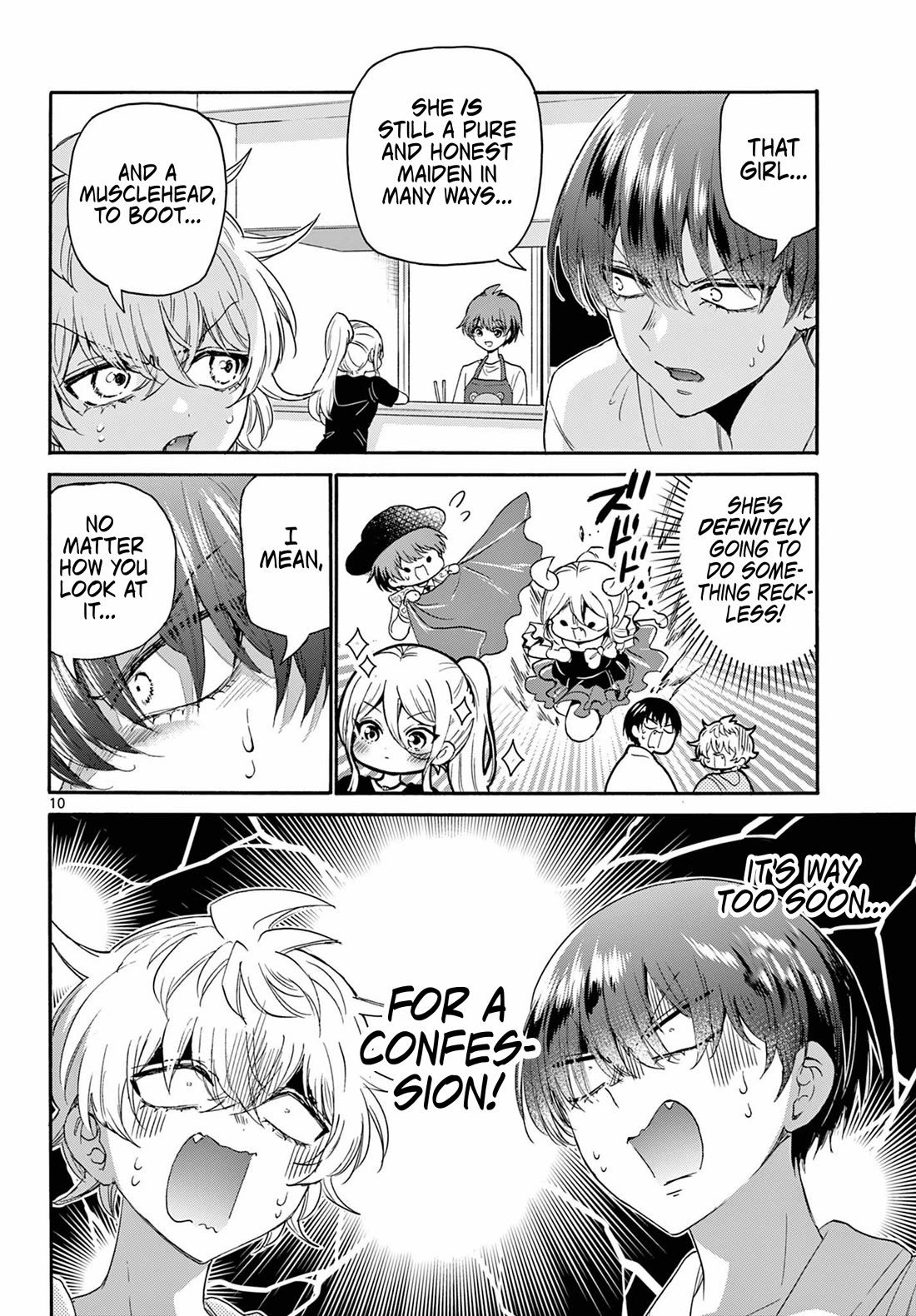 Mikadono Sanshimai wa Angai, Choroi Chapter 116 page 10 - Chapter 116: Niko's assault.