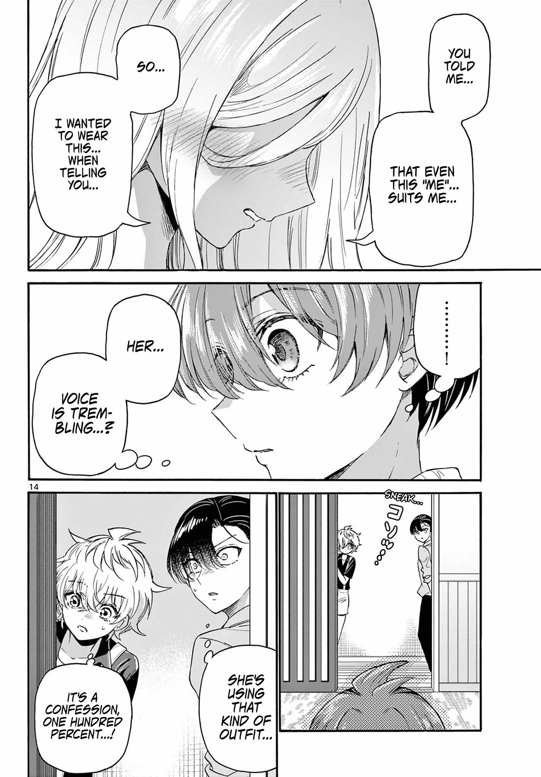 Mikadono Sanshimai wa Angai, Choroi Chapter 116 page 14 - Chapter 116: Niko's assault.