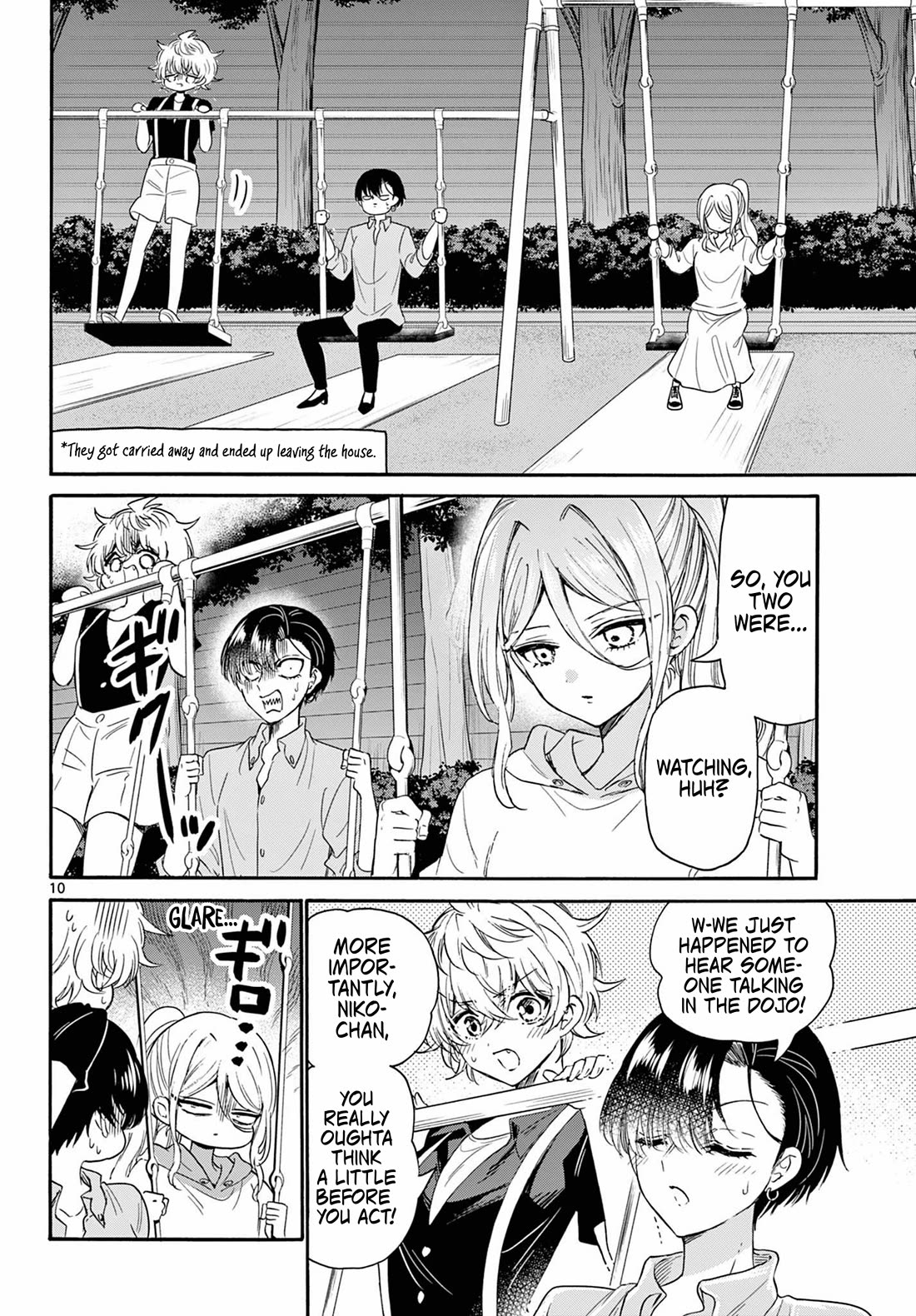 Mikadono Sanshimai wa Angai, Choroi Chapter 117 page 10 - Chapter 117: A serious confession.