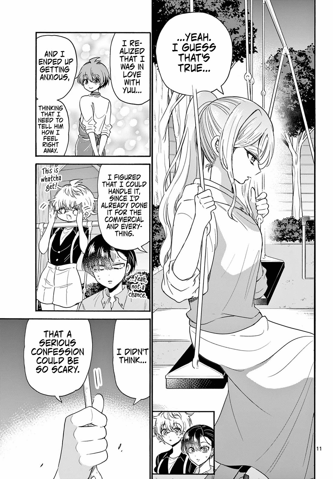 Mikadono Sanshimai wa Angai, Choroi Chapter 117 page 11 - Chapter 117: A serious confession.