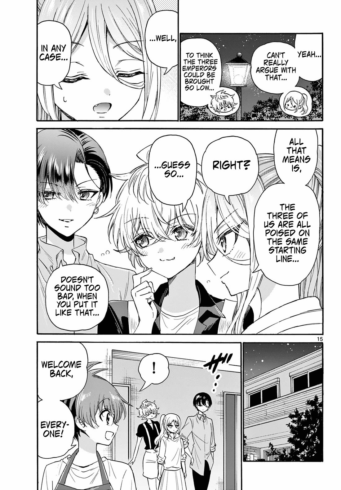 Mikadono Sanshimai wa Angai, Choroi Chapter 118 page 15 - Chapter 118: The real battle.