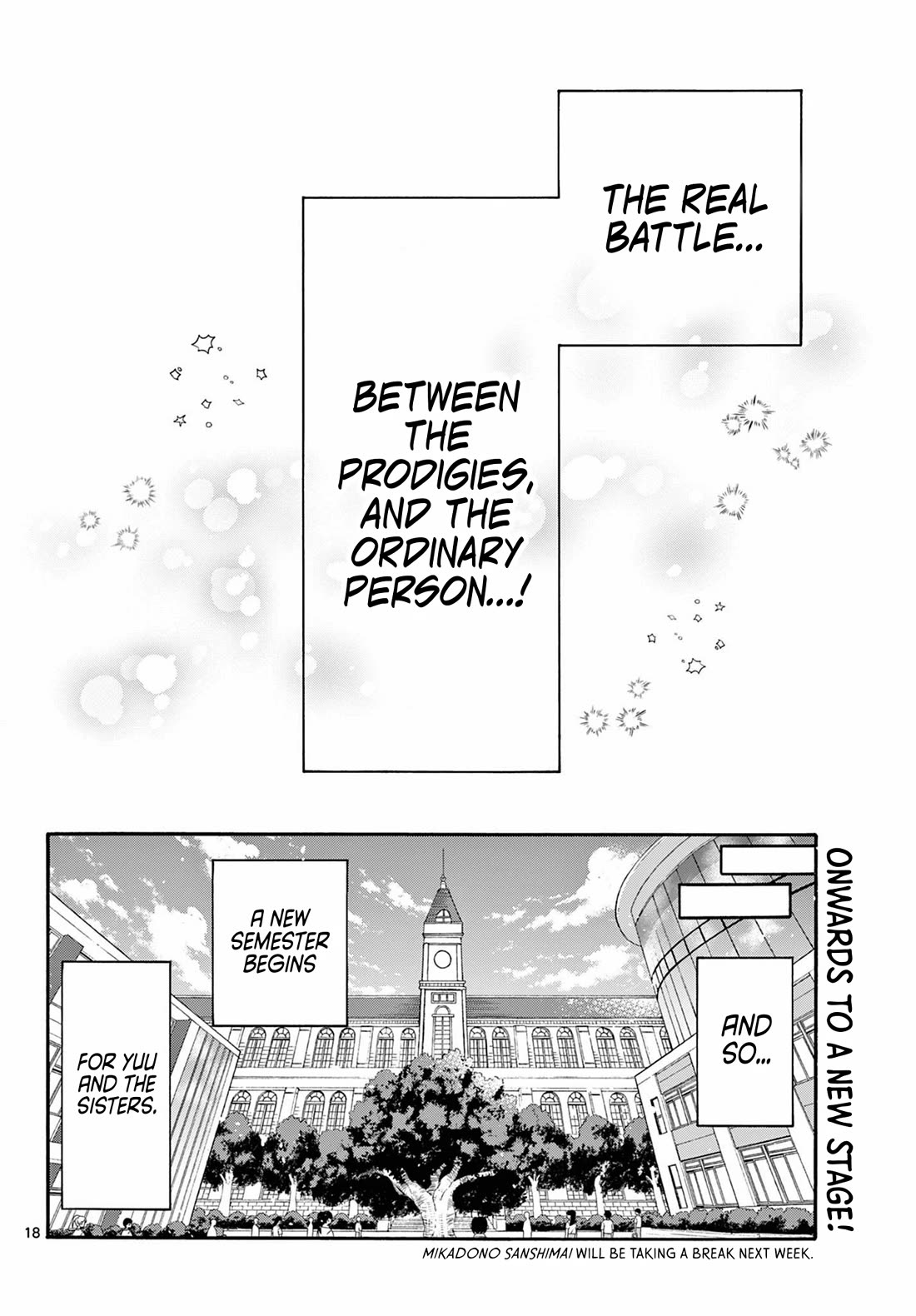 Mikadono Sanshimai wa Angai, Choroi Chapter 118 page 17 - Chapter 118: The real battle.