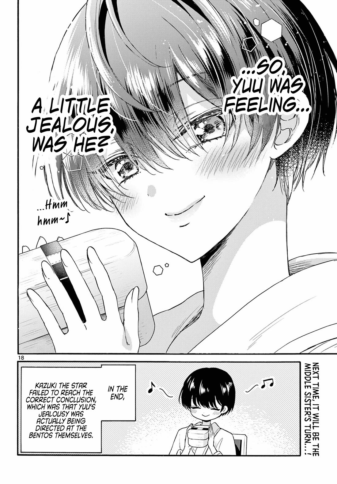 Mikadono Sanshimai wa Angai, Choroi Chapter 119 page 18 - Chapter 119: The eldest sister, in love.