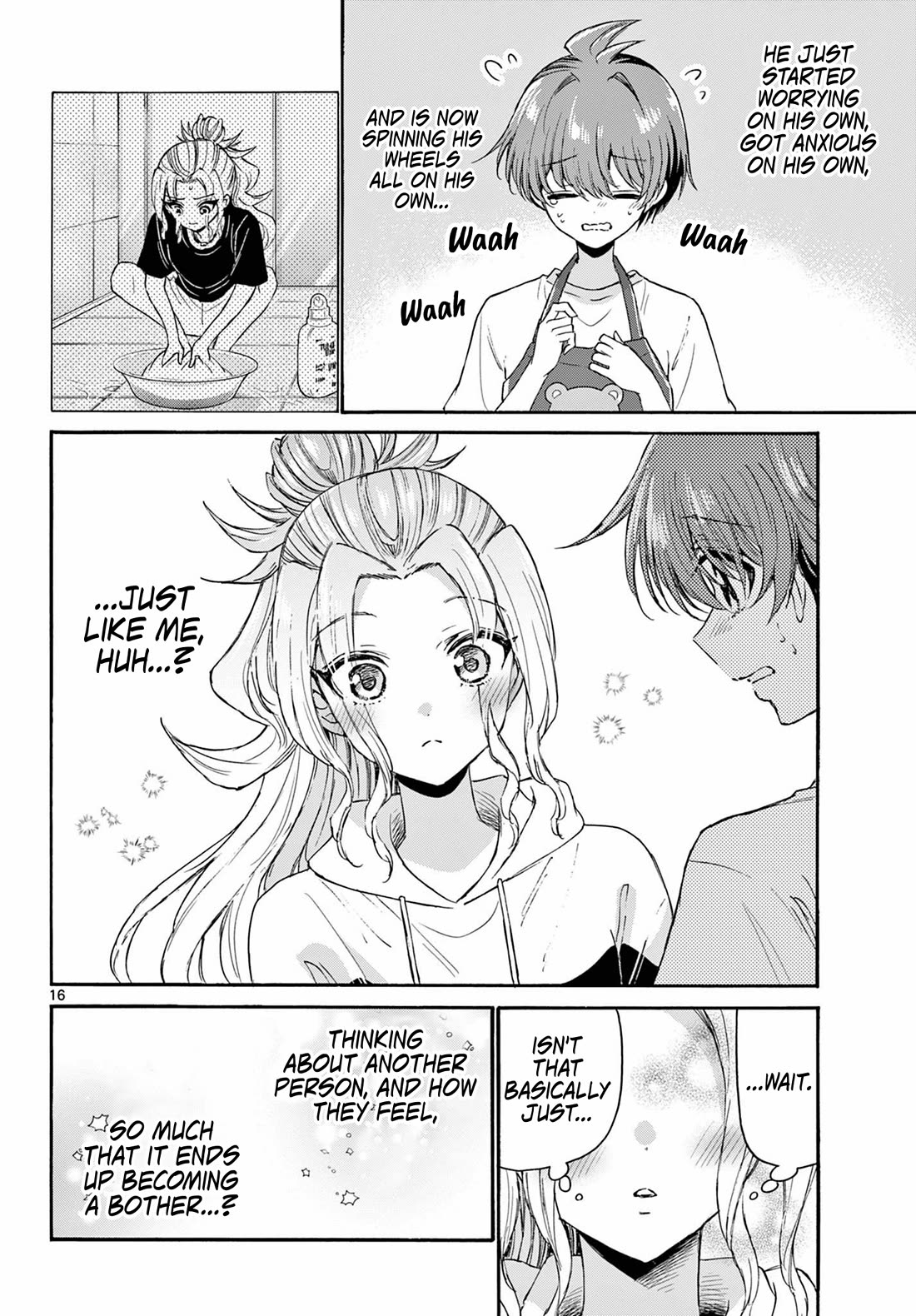 Mikadono Sanshimai wa Angai, Choroi Chapter 120 page 16 - Chapter 120: The middle sister, in love.