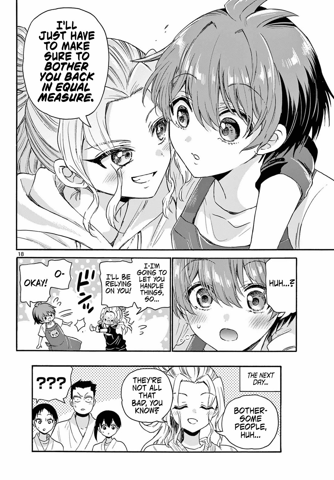 Mikadono Sanshimai wa Angai, Choroi Chapter 120 page 18 - Chapter 120: The middle sister, in love.