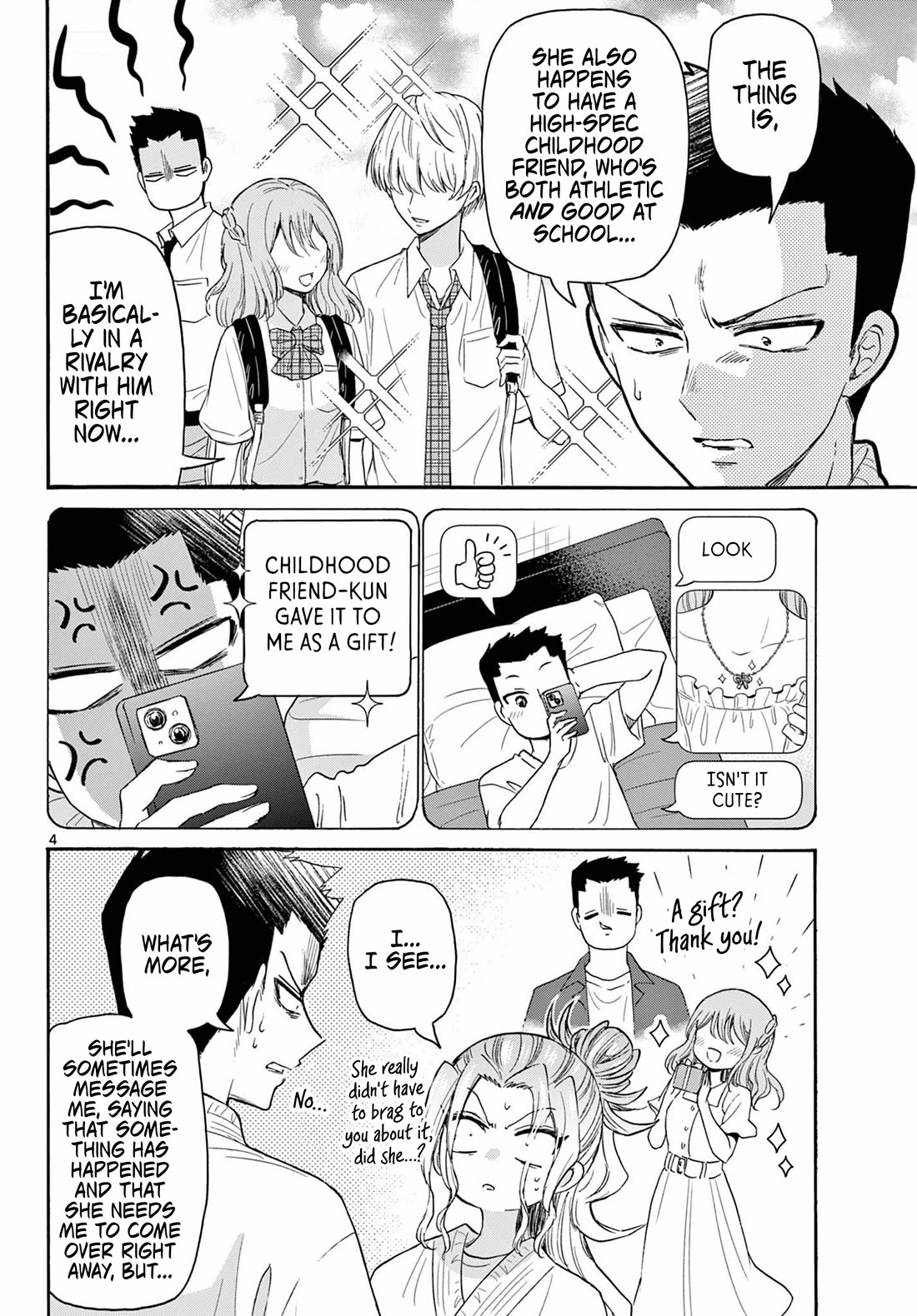 Mikadono Sanshimai wa Angai, Choroi Chapter 120 page 4 - Chapter 120: The middle sister, in love.