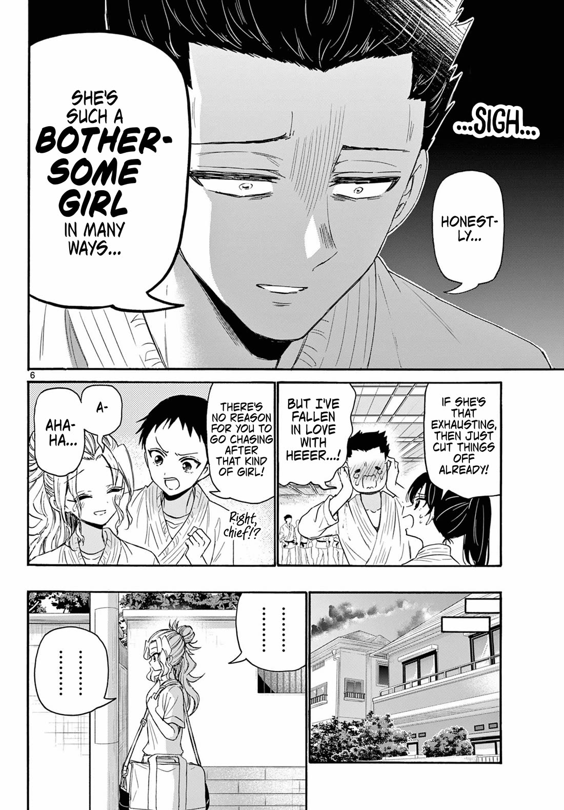 Mikadono Sanshimai wa Angai, Choroi Chapter 120 page 6 - Chapter 120: The middle sister, in love.