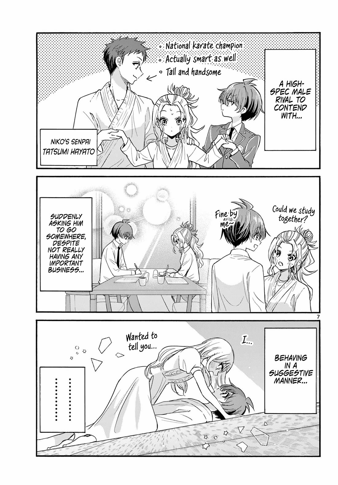 Mikadono Sanshimai wa Angai, Choroi Chapter 120 page 7 - Chapter 120: The middle sister, in love.
