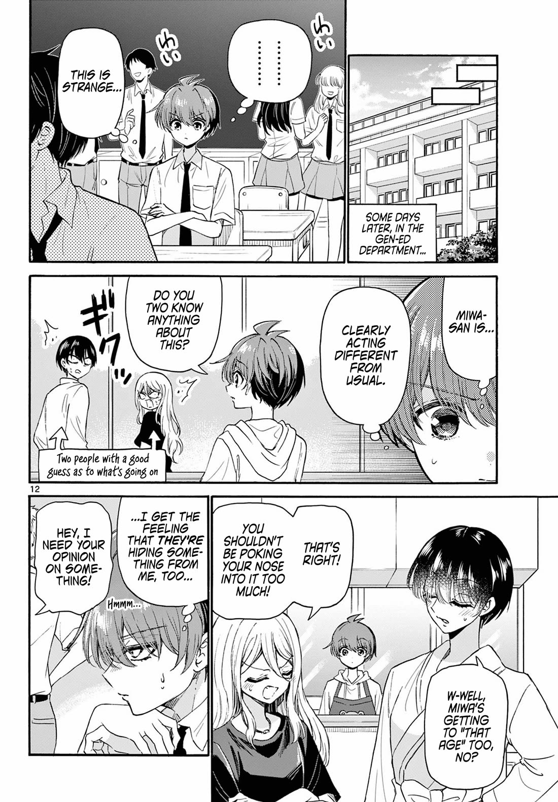 Mikadono Sanshimai wa Angai, Choroi Chapter 121 page 11 - Chapter 121: The youngest sister, in love.