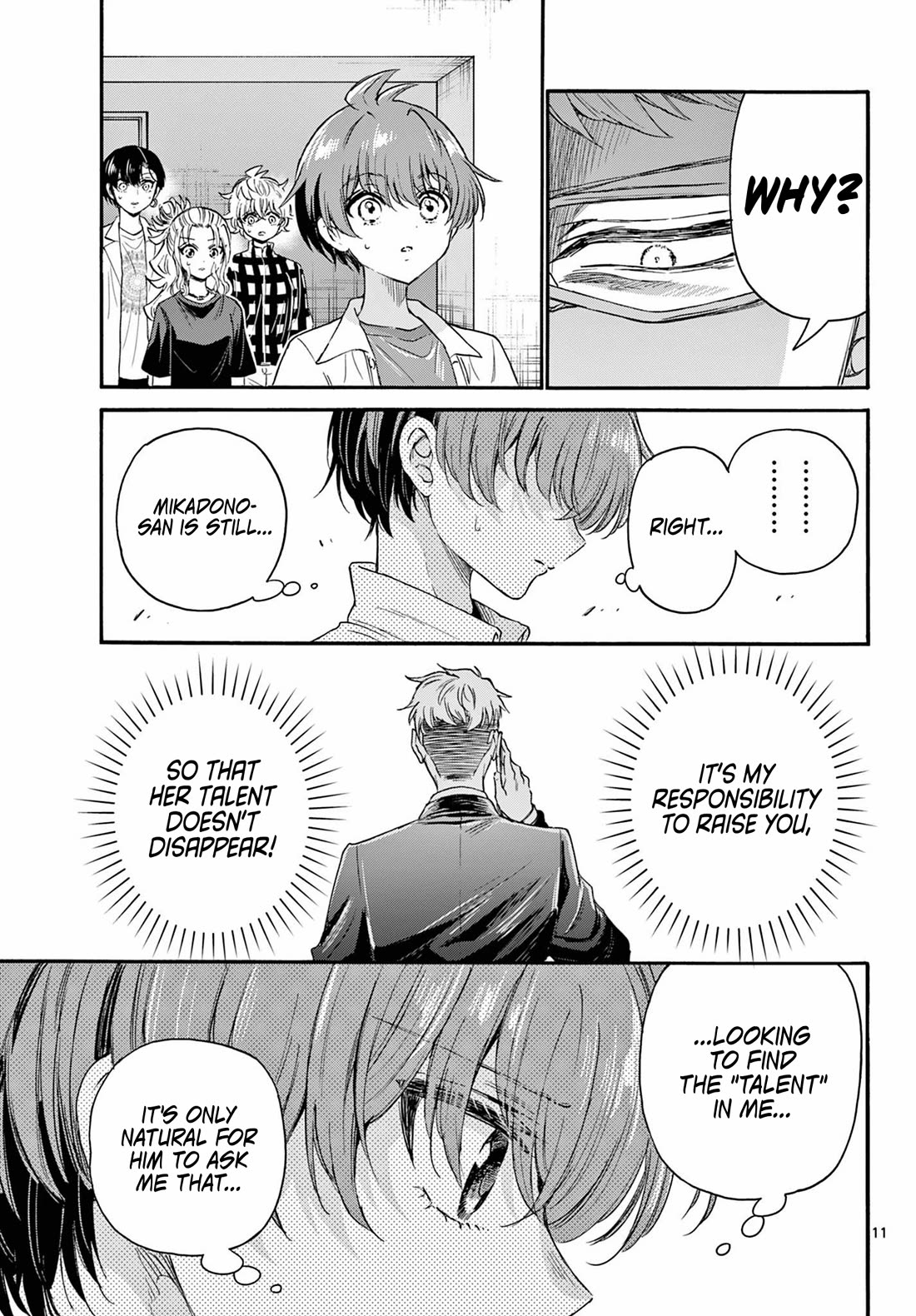 Mikadono Sanshimai wa Angai, Choroi Chapter 122 page 11 - Chapter 122: Yuu's decision.