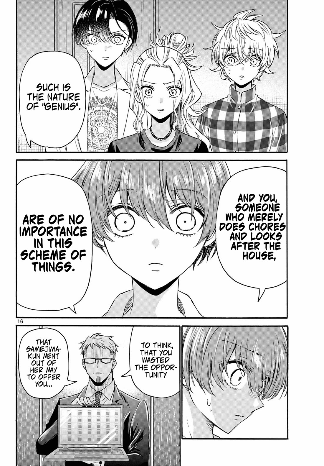 Mikadono Sanshimai wa Angai, Choroi Chapter 122 page 16 - Chapter 122: Yuu's decision.