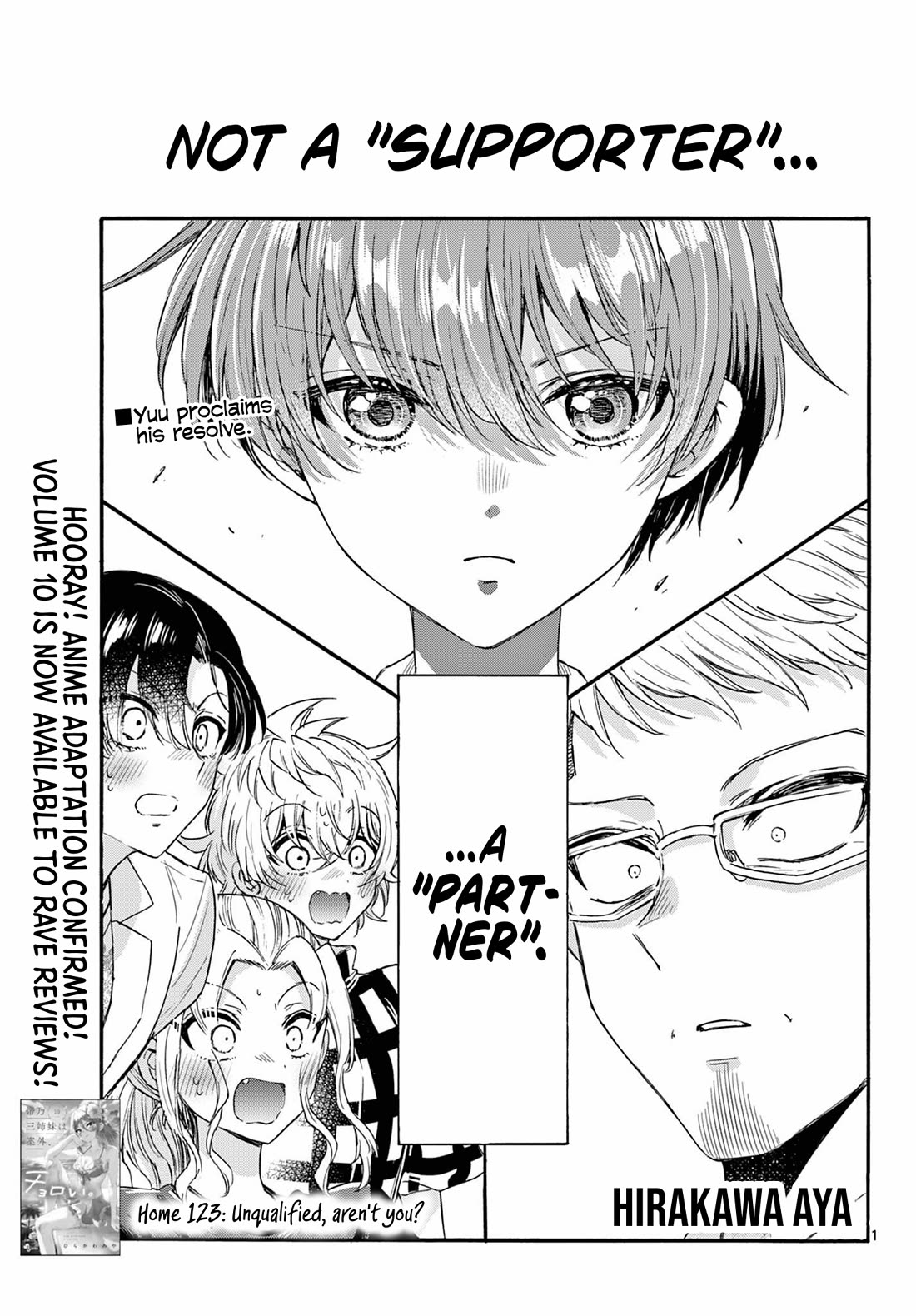 Mikadono Sanshimai wa Angai, Choroi Chapter 123 page 1 - Chapter 123: Unqualified, aren't you?