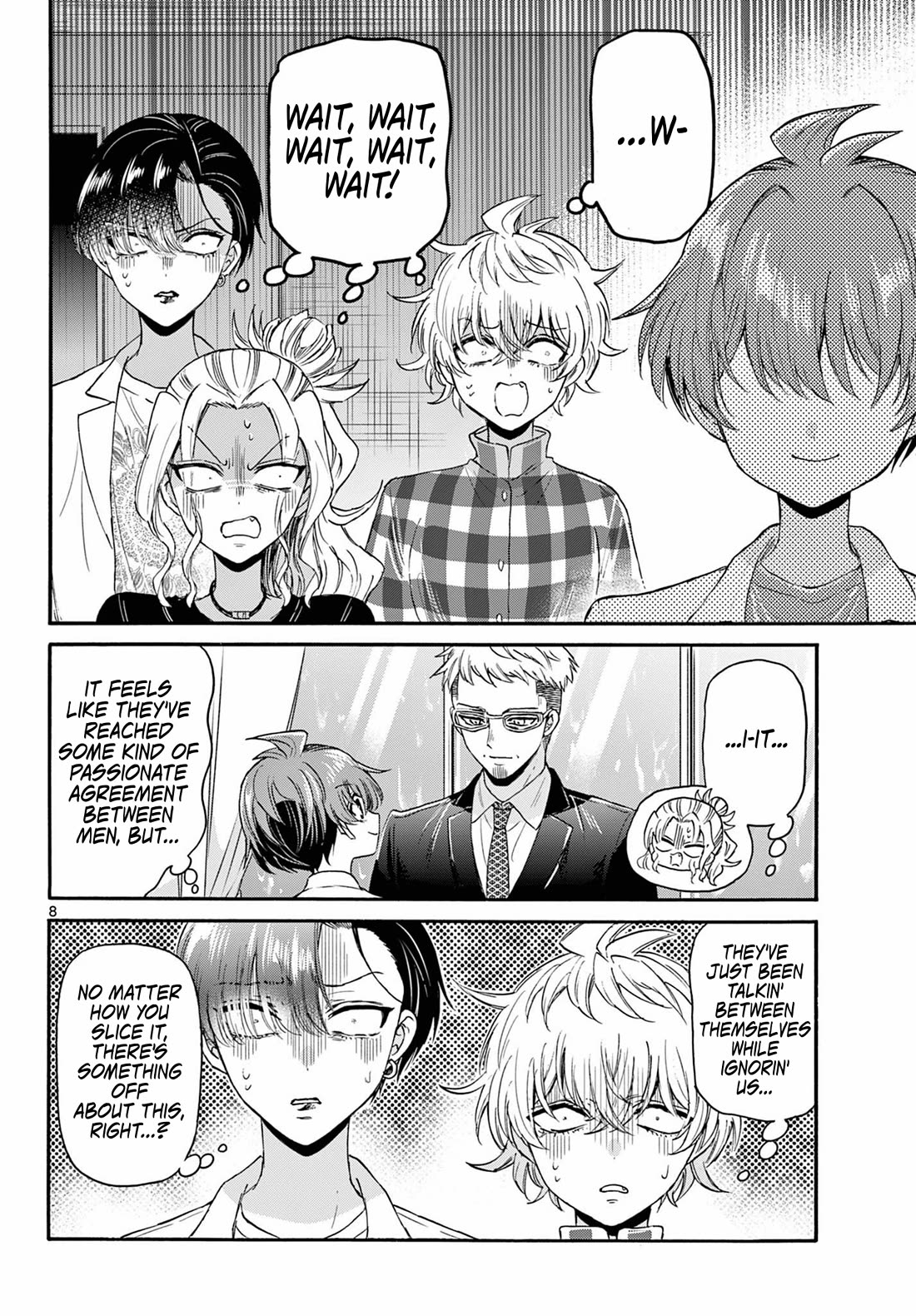 Mikadono Sanshimai wa Angai, Choroi Chapter 123 page 8 - Chapter 123: Unqualified, aren't you?