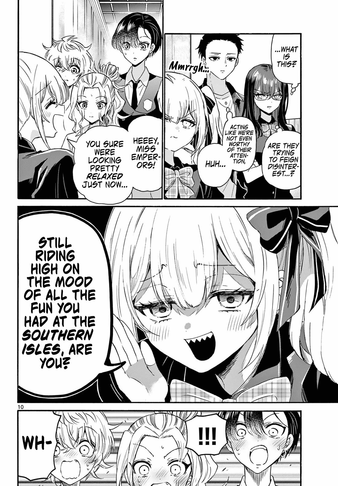 Mikadono Sanshimai wa Angai, Choroi Chapter 124 page 10 - Chapter 124: The worst hindrance.