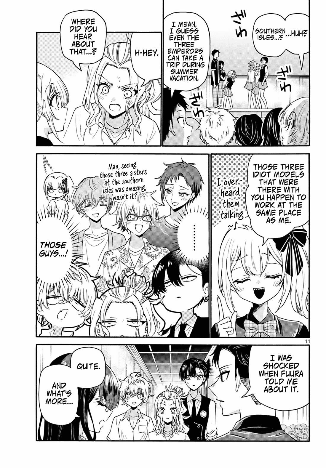 Mikadono Sanshimai wa Angai, Choroi Chapter 124 page 11 - Chapter 124: The worst hindrance.