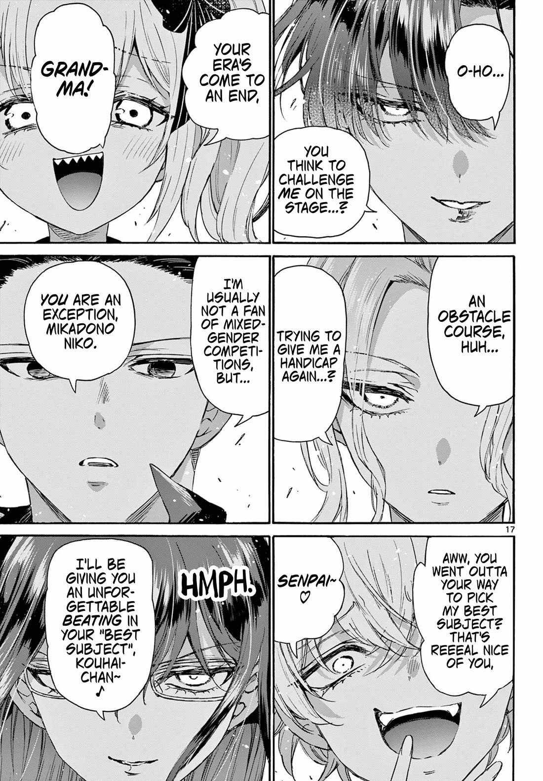 Mikadono Sanshimai wa Angai, Choroi Chapter 124 page 17 - Chapter 124: The worst hindrance.