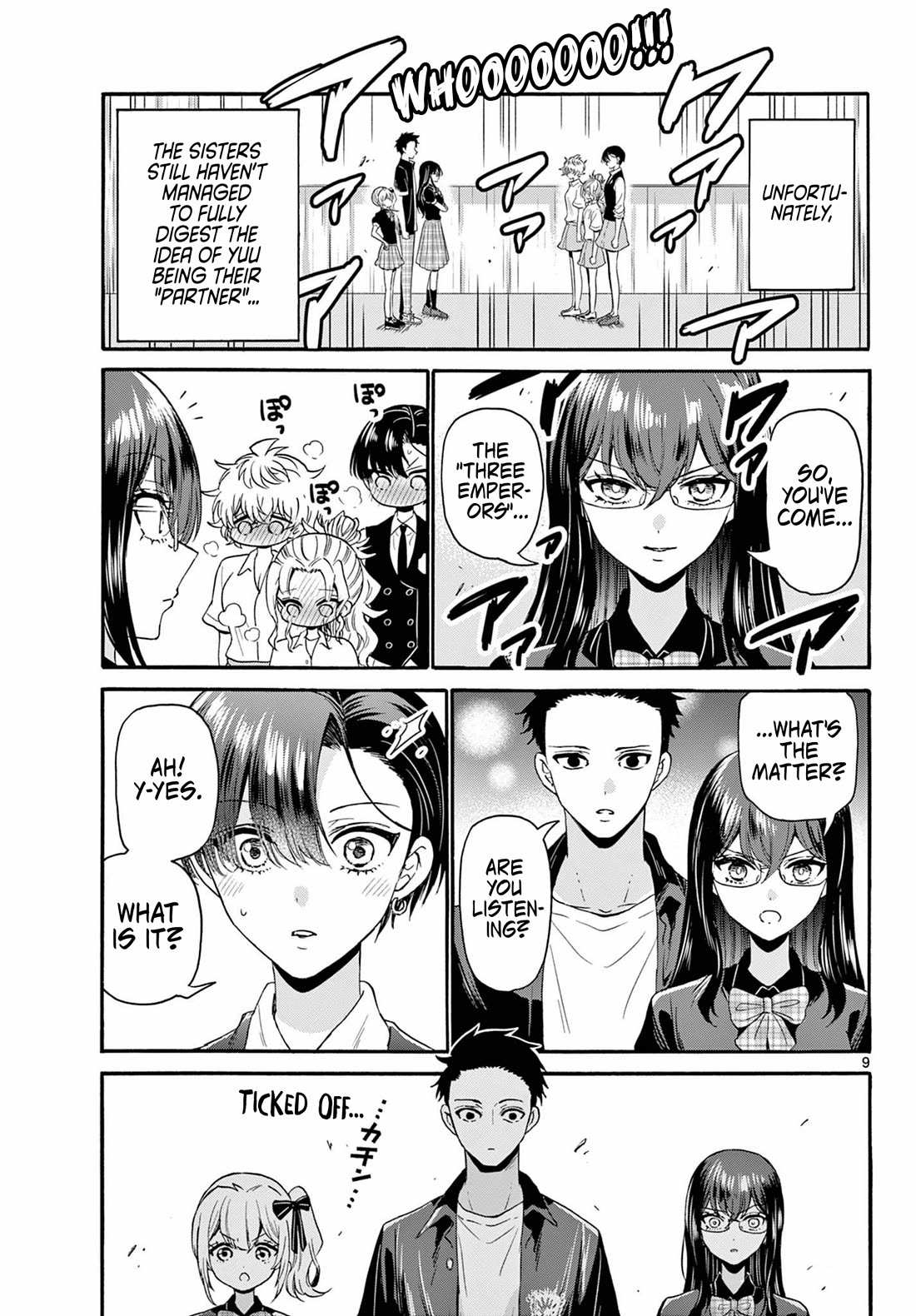 Mikadono Sanshimai wa Angai, Choroi Chapter 124 page 9 - Chapter 124: The worst hindrance.