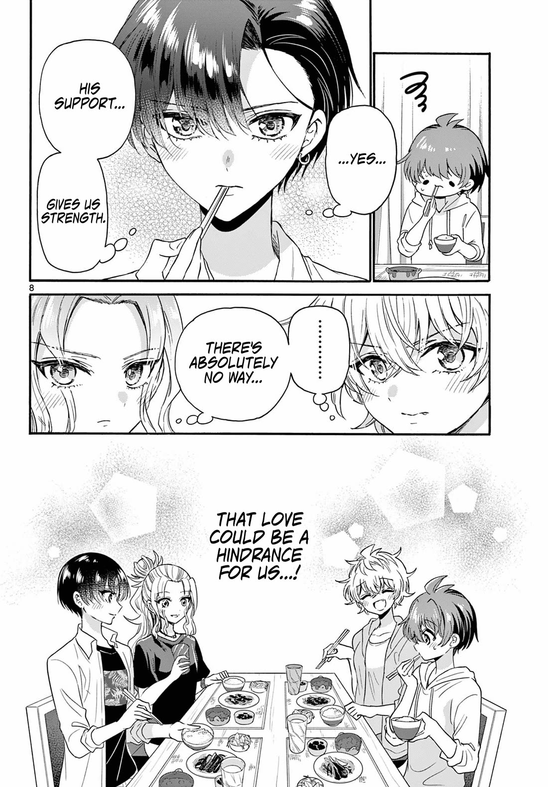 Mikadono Sanshimai wa Angai, Choroi Chapter 126 page 8 - Chapter 126: The result of love.