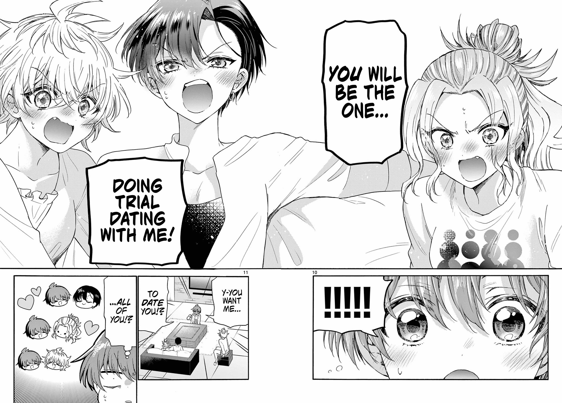 Mikadono Sanshimai wa Angai, Choroi Chapter 127 page 10 - Chapter 127: Trial dating.