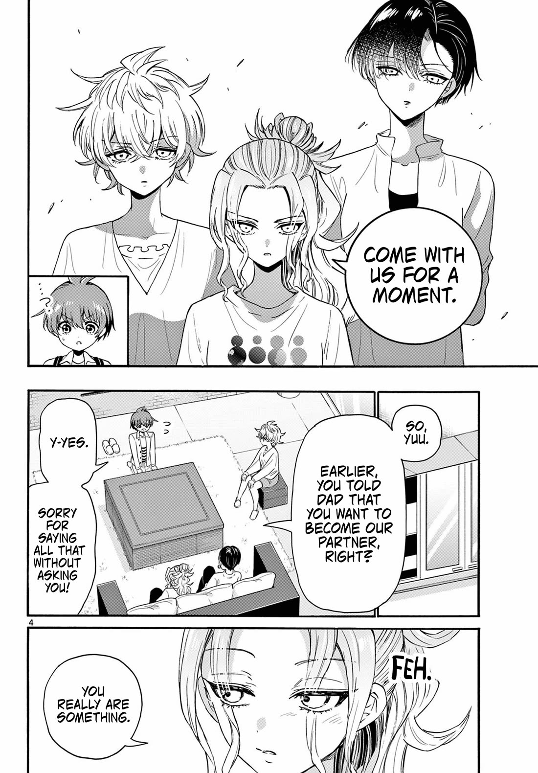 Mikadono Sanshimai wa Angai, Choroi Chapter 127 page 4 - Chapter 127: Trial dating.