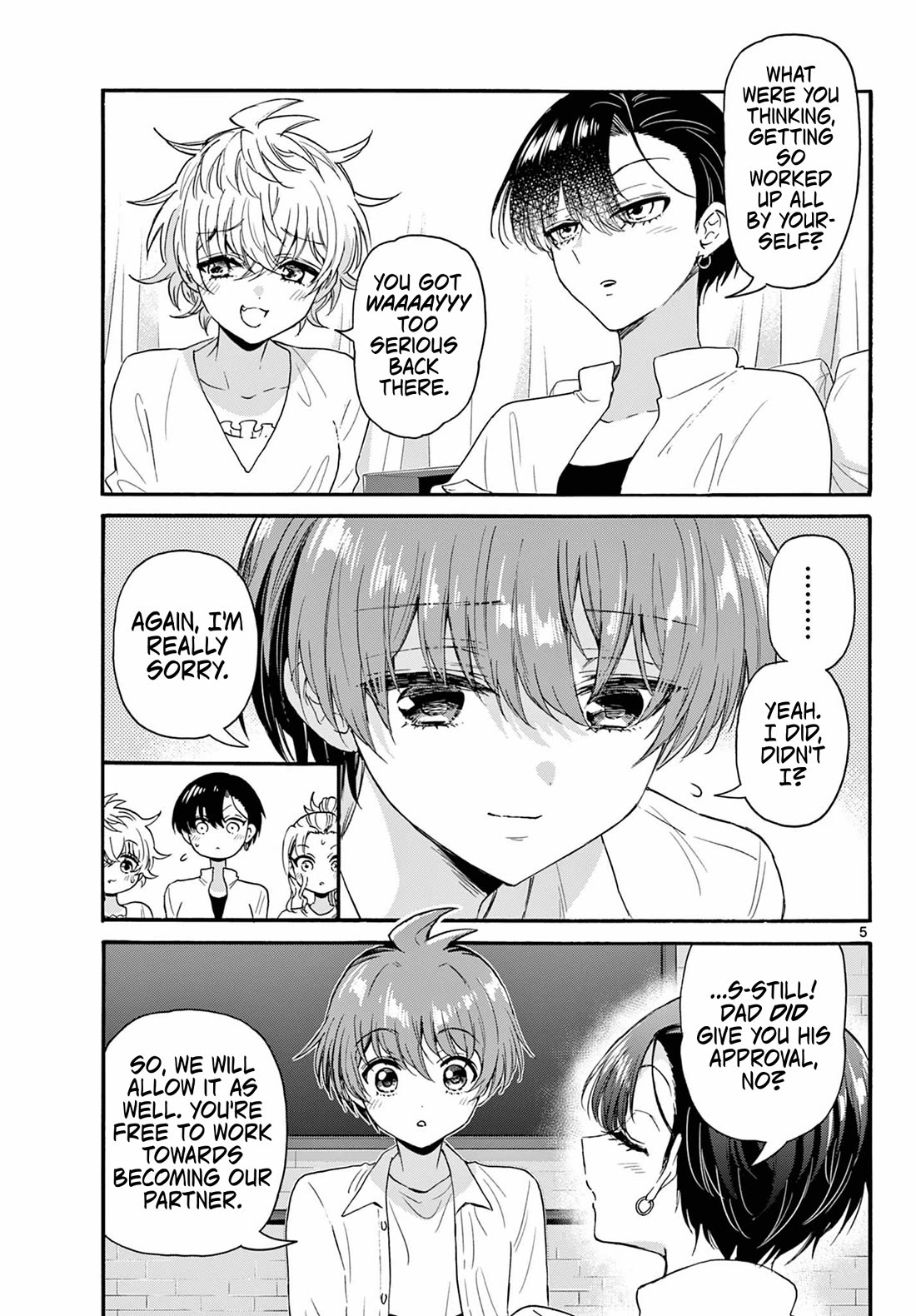 Mikadono Sanshimai wa Angai, Choroi Chapter 127 page 5 - Chapter 127: Trial dating.