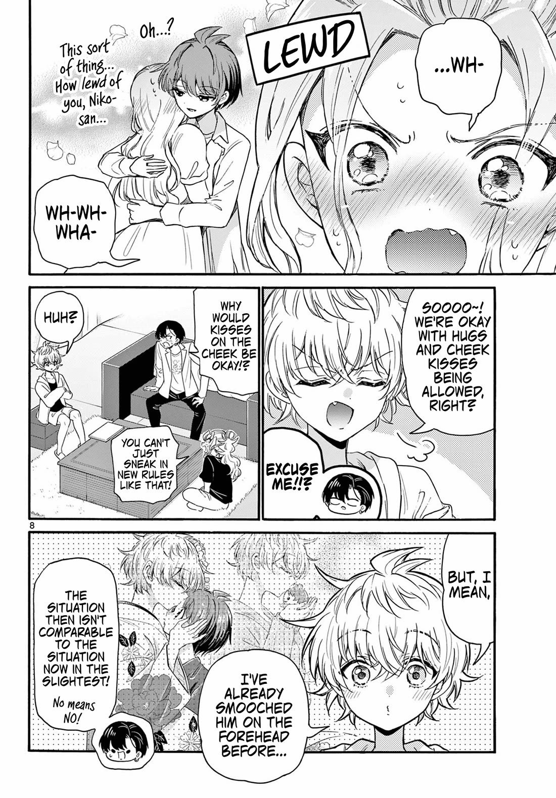 Mikadono Sanshimai wa Angai, Choroi Chapter 128 page 8 - Chapter 128: Rules of love.