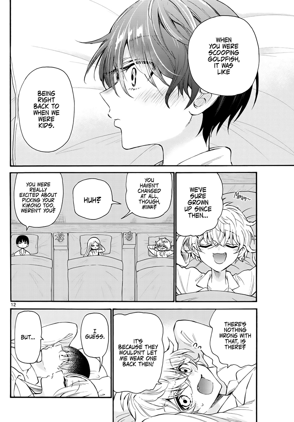 Mikadono Sanshimai wa Angai, Choroi Chapter 13 page 12 - Chapter 13: Three people, their memories