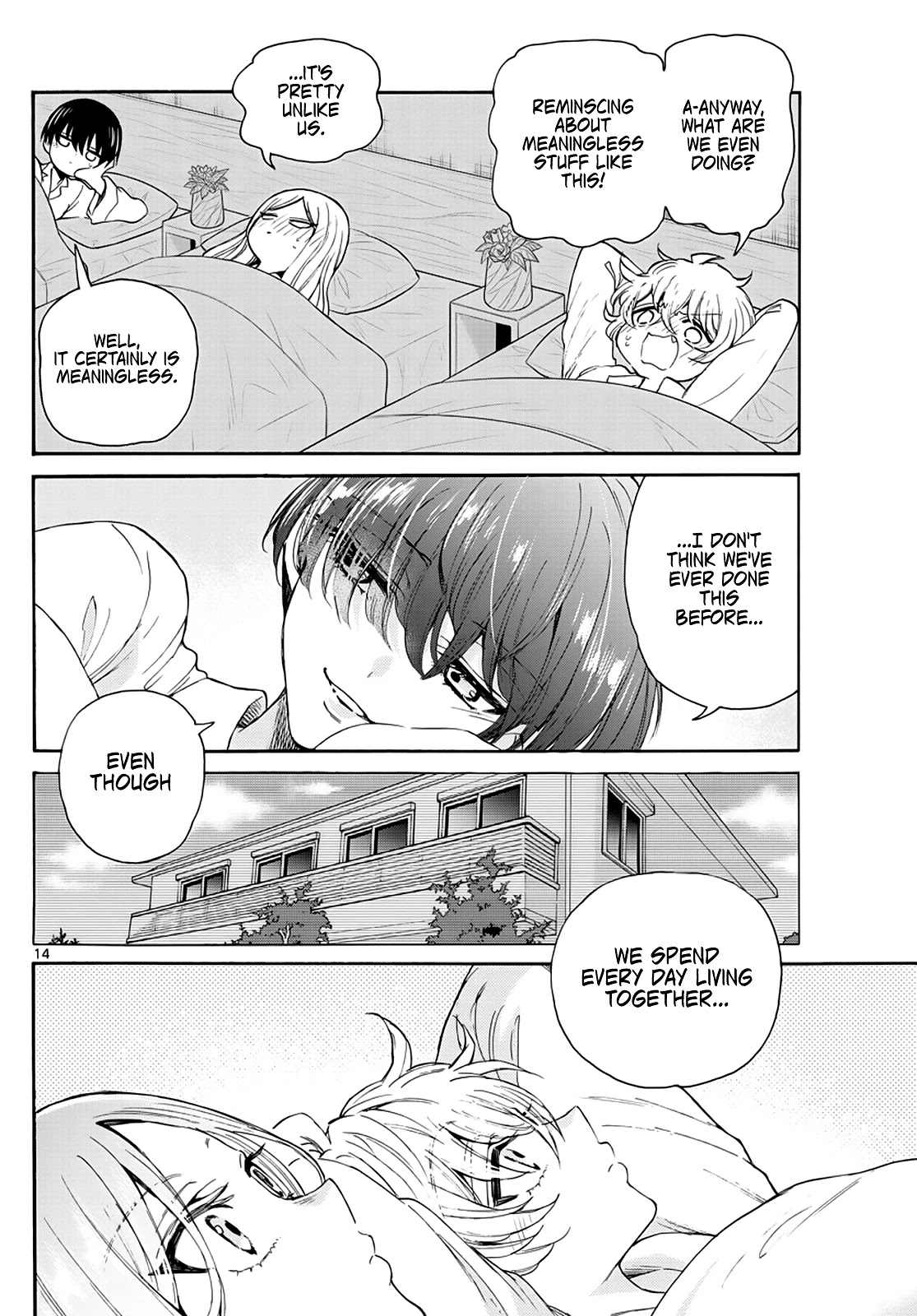 Mikadono Sanshimai wa Angai, Choroi Chapter 13 page 14 - Chapter 13: Three people, their memories
