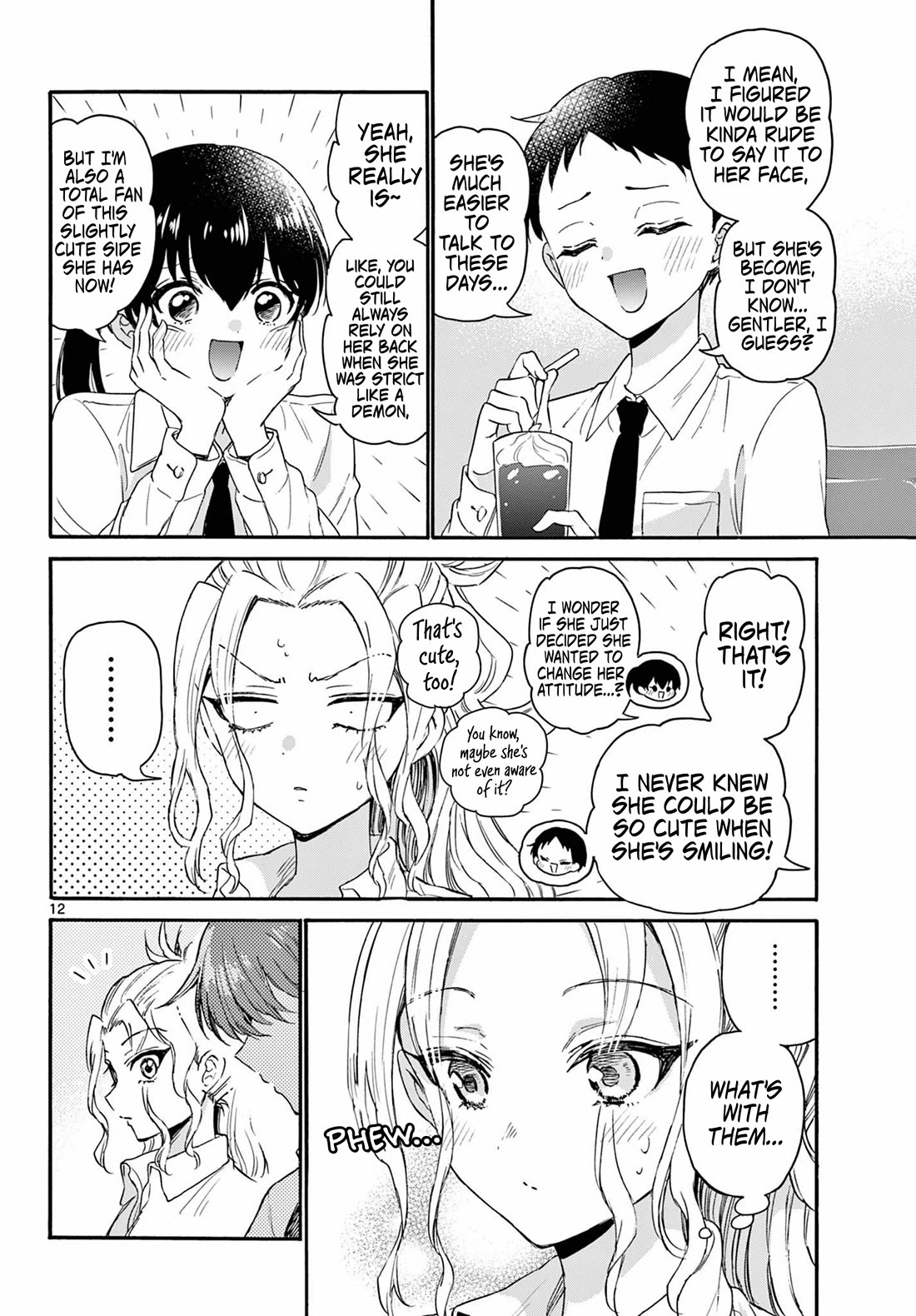 Mikadono Sanshimai wa Angai, Choroi Chapter 130 page 12 - Chapter 130: Just going home.