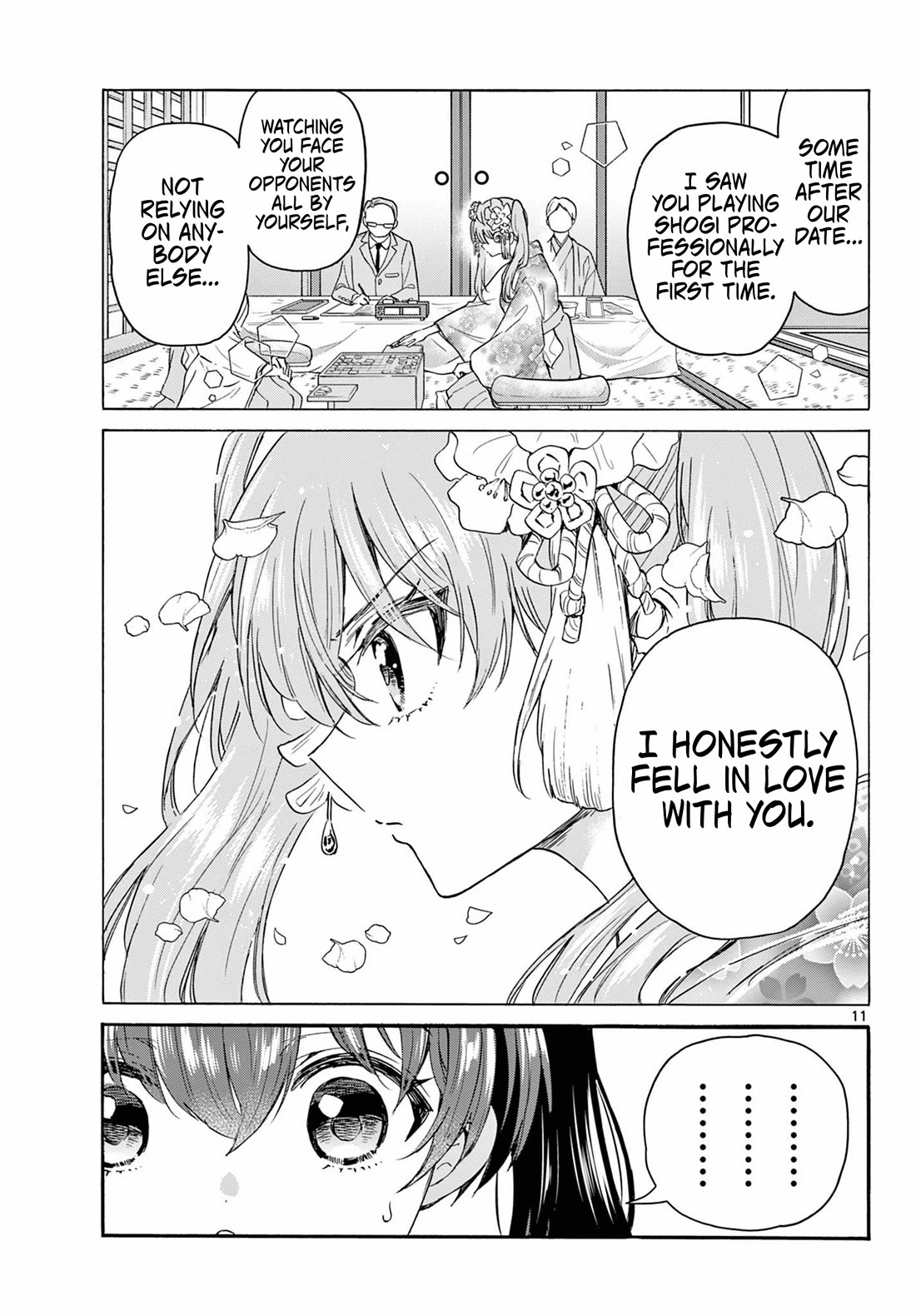 Mikadono Sanshimai wa Angai, Choroi Chapter 135 page 11 - Chapter 135: I'm in love with someone.