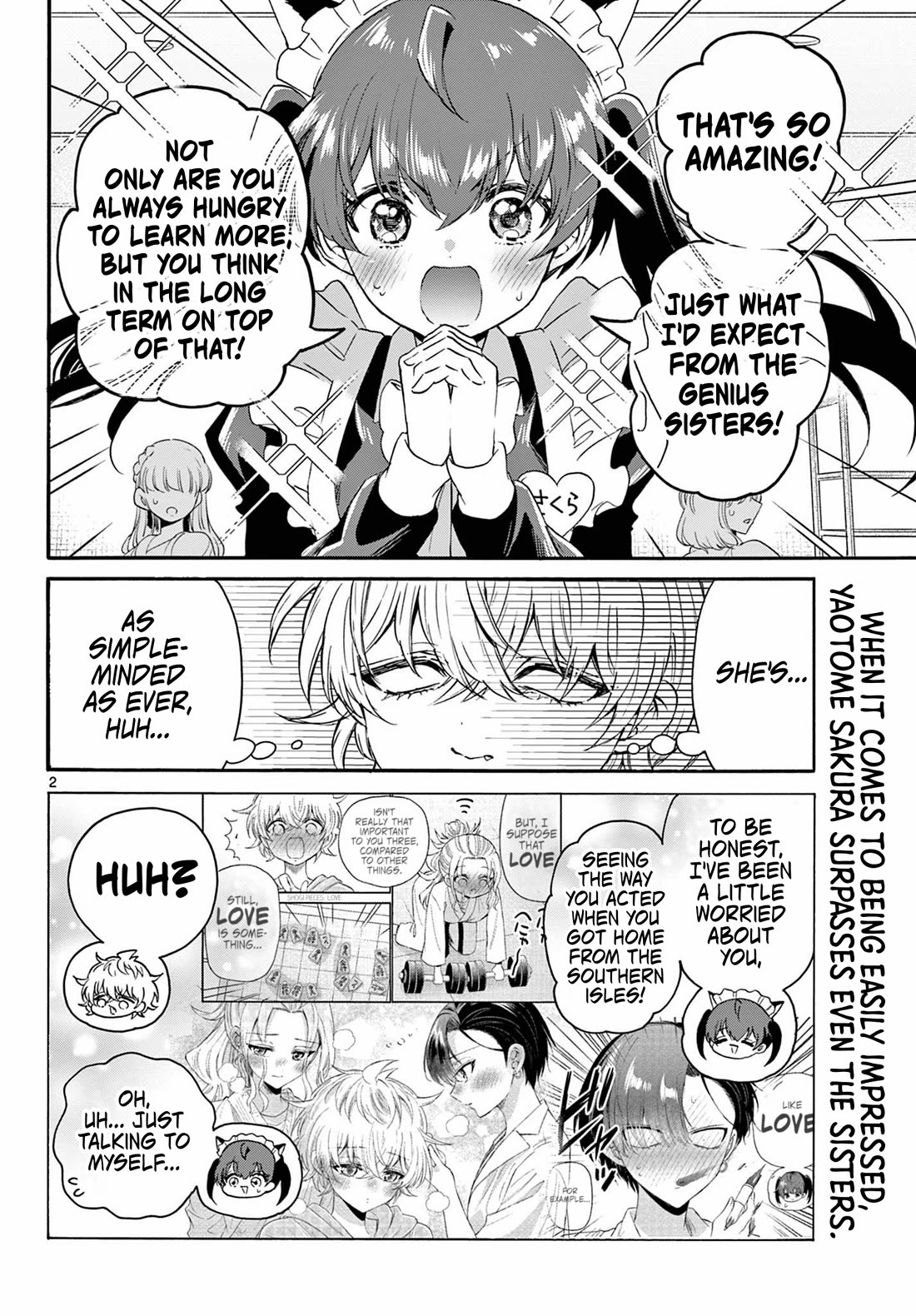 Mikadono Sanshimai wa Angai, Choroi Chapter 135 page 2 - Chapter 135: I'm in love with someone.