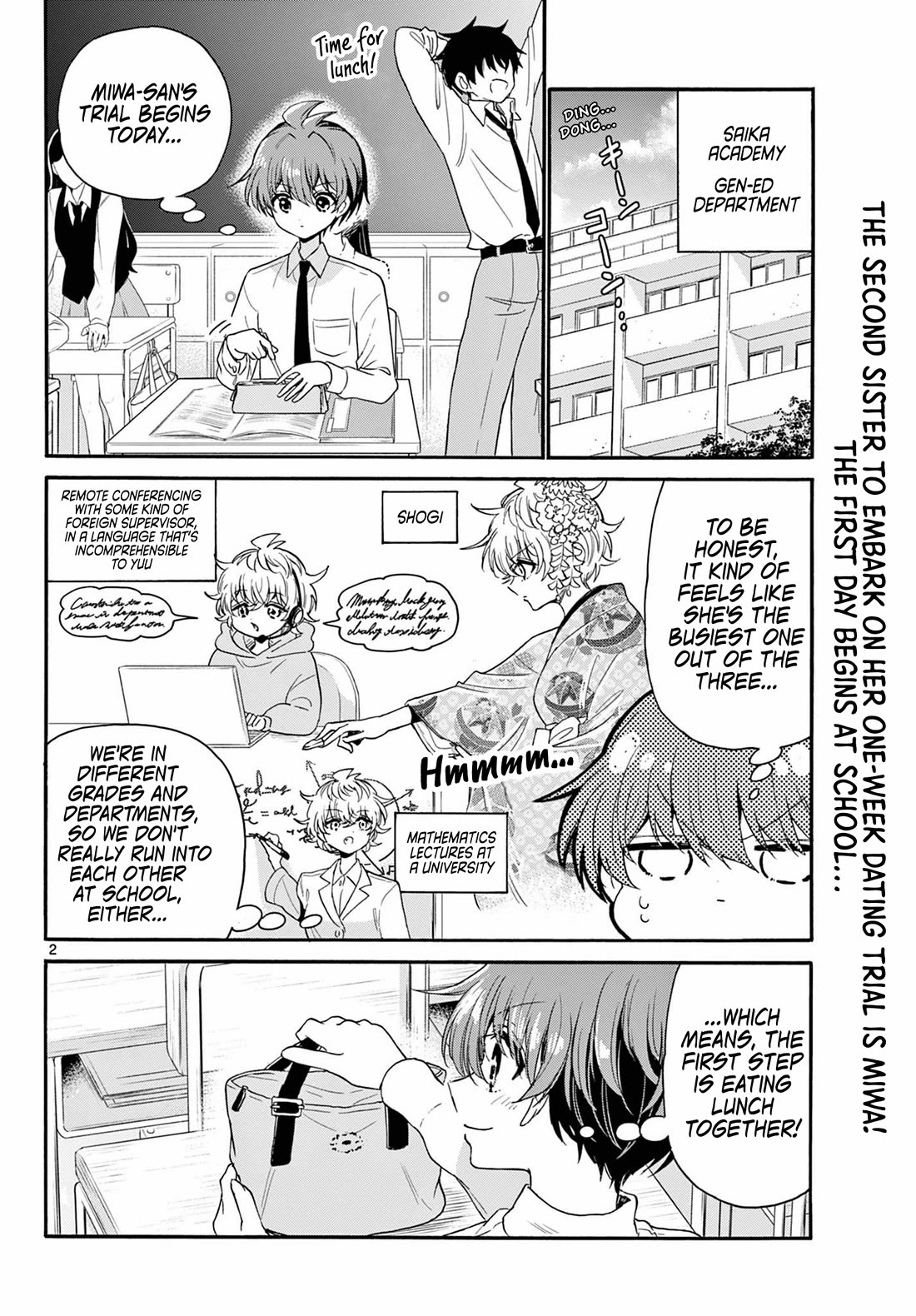 Mikadono Sanshimai wa Angai, Choroi Chapter 136 page 2 - Chapter 136: A brilliant move.