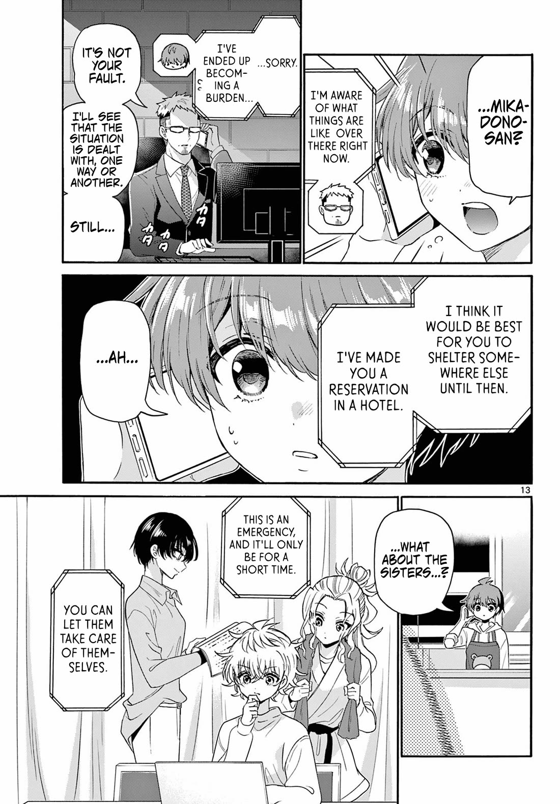 Mikadono Sanshimai wa Angai, Choroi Chapter 141 page 12 - Chapter 141: I'm the problem, here.