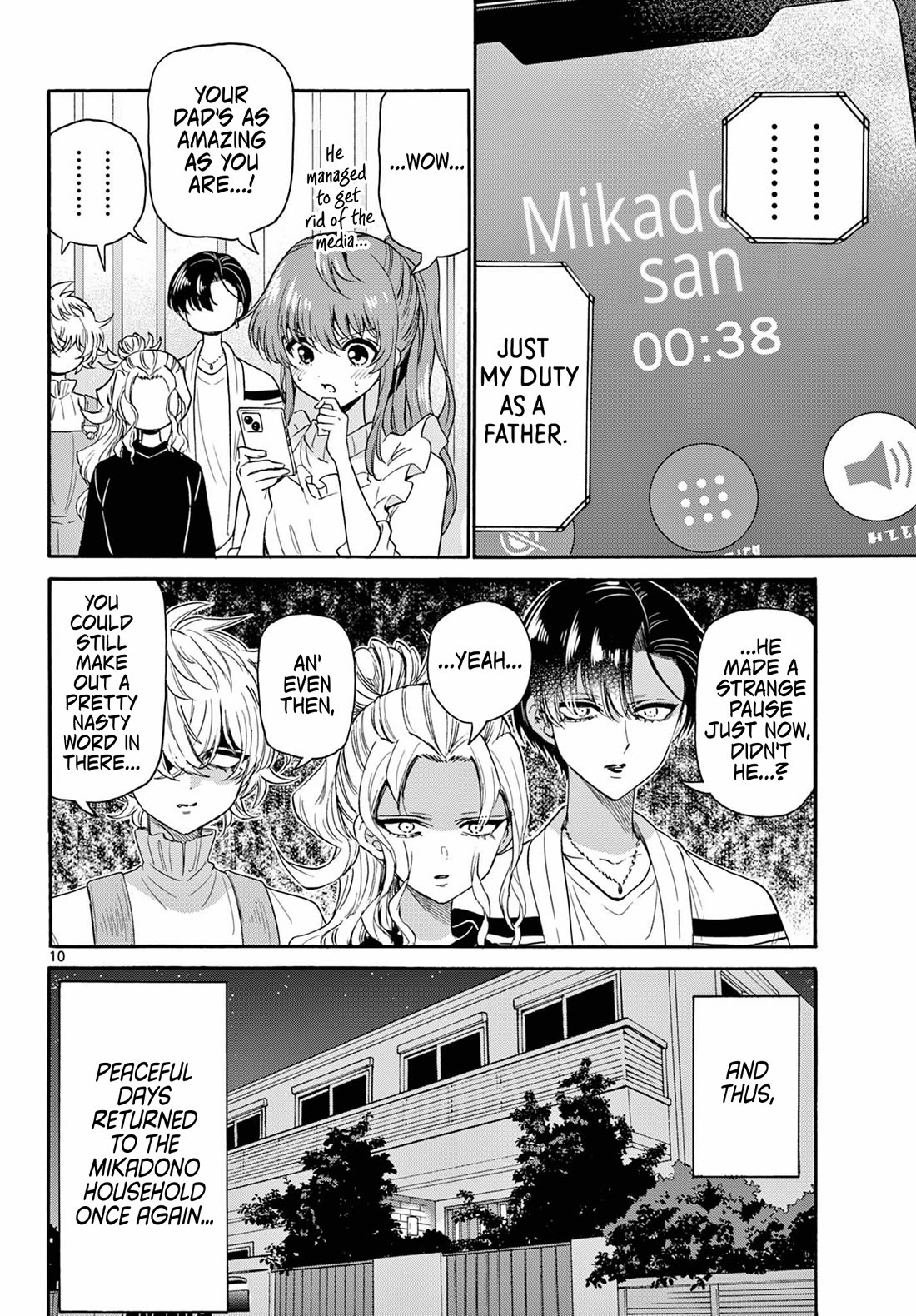 Mikadono Sanshimai wa Angai, Choroi Chapter 142 page 10 - Chapter 142: A new heroine appears.