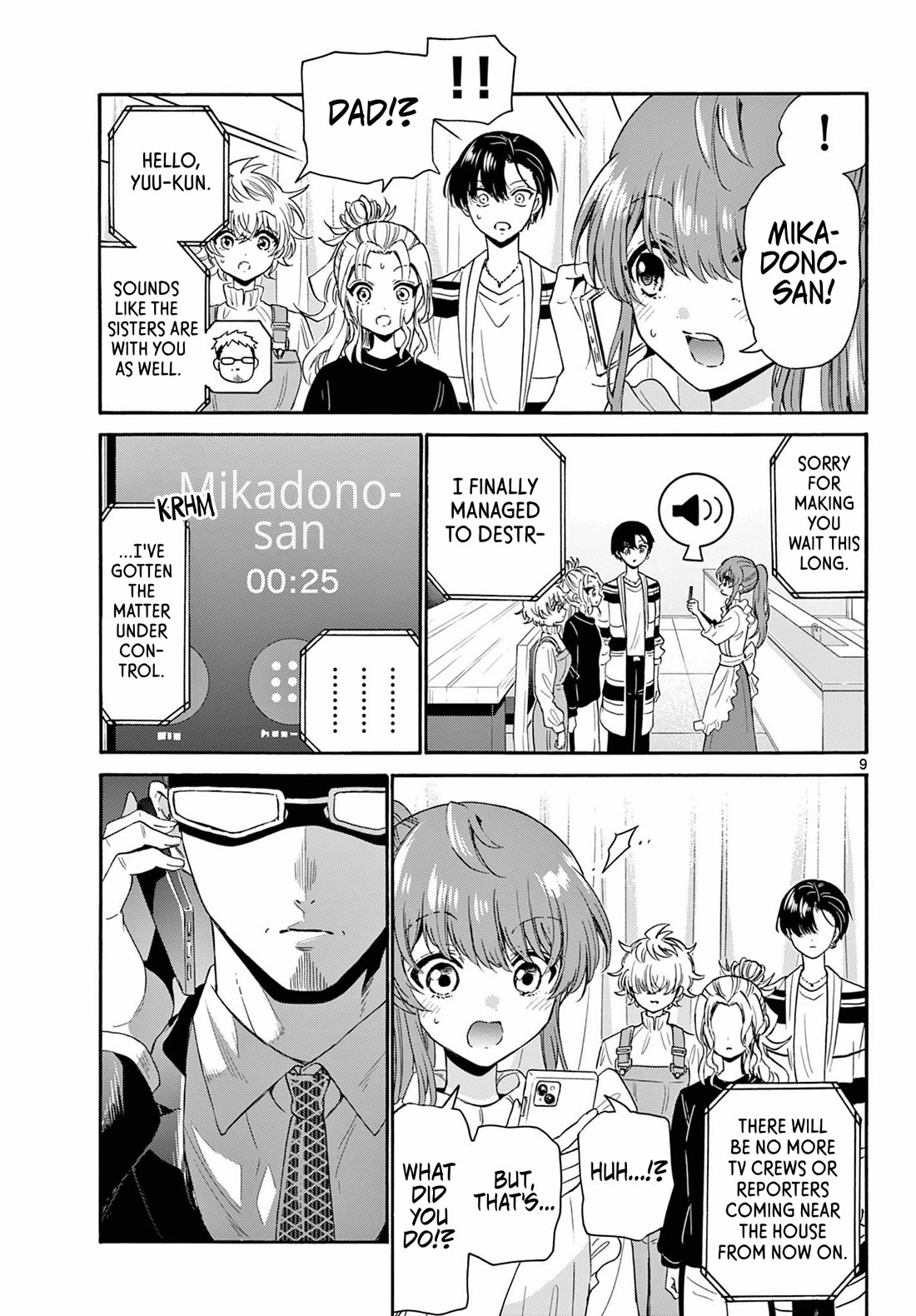 Mikadono Sanshimai wa Angai, Choroi Chapter 142 page 9 - Chapter 142: A new heroine appears.