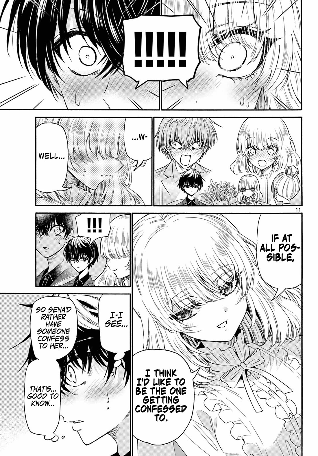 Mikadono Sanshimai wa Angai, Choroi Chapter 143 page 11 - Chapter 143: The geniuses' love.