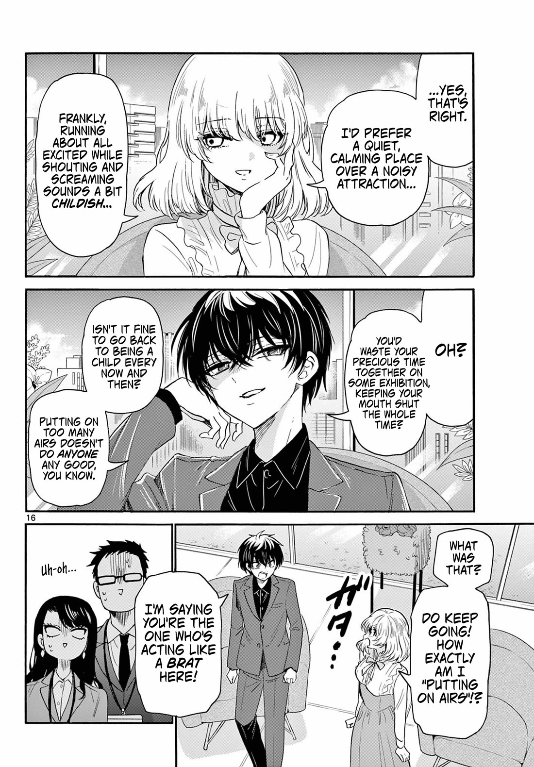 Mikadono Sanshimai wa Angai, Choroi Chapter 143 page 16 - Chapter 143: The geniuses' love.