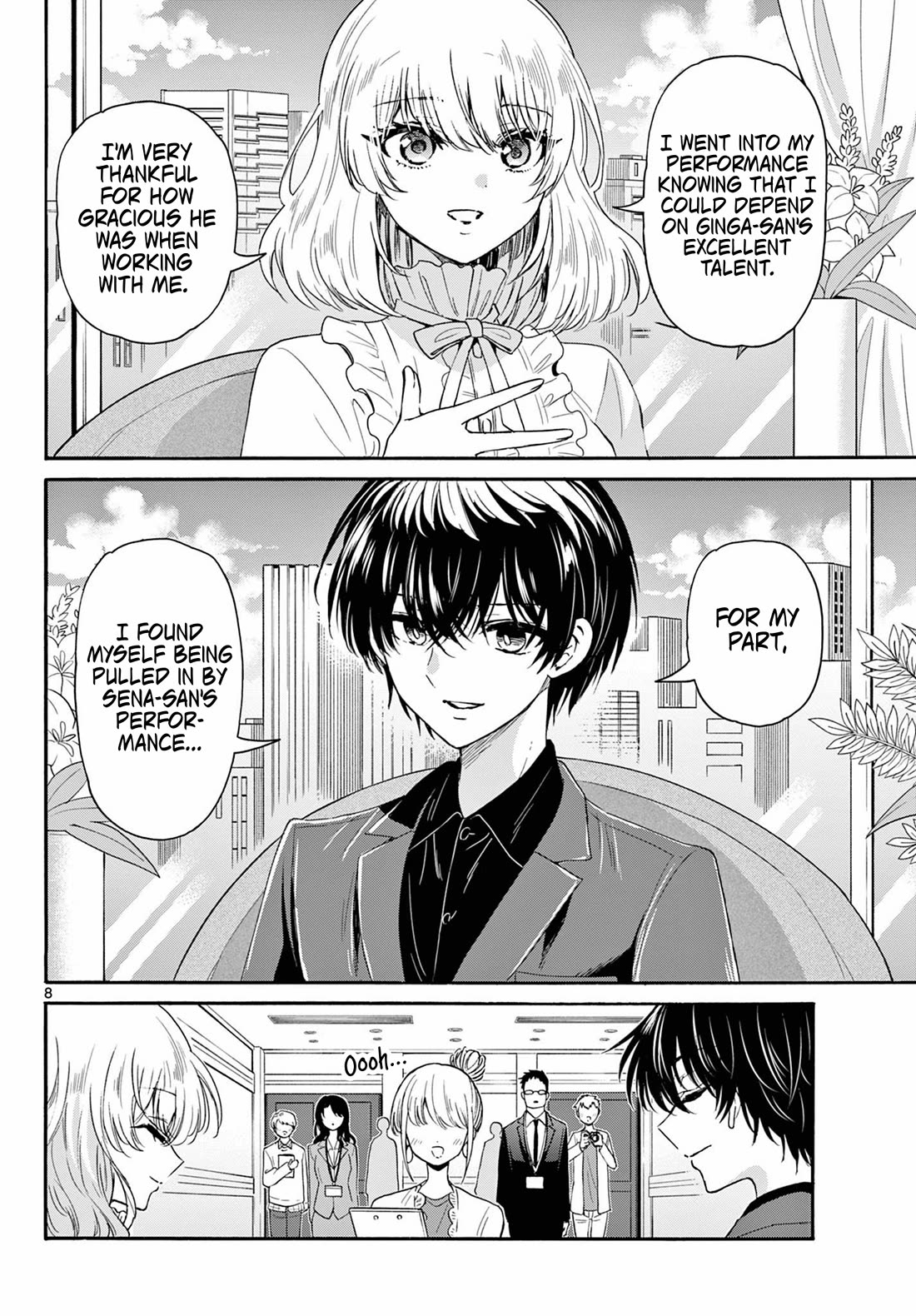 Mikadono Sanshimai wa Angai, Choroi Chapter 143 page 8 - Chapter 143: The geniuses' love.