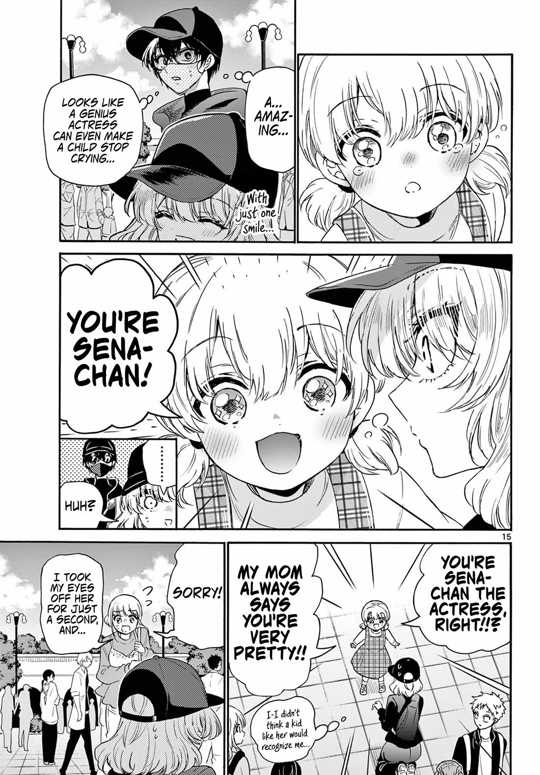 Mikadono Sanshimai wa Angai, Choroi Chapter 144 page 15 - Chapter 144: They're both stars.