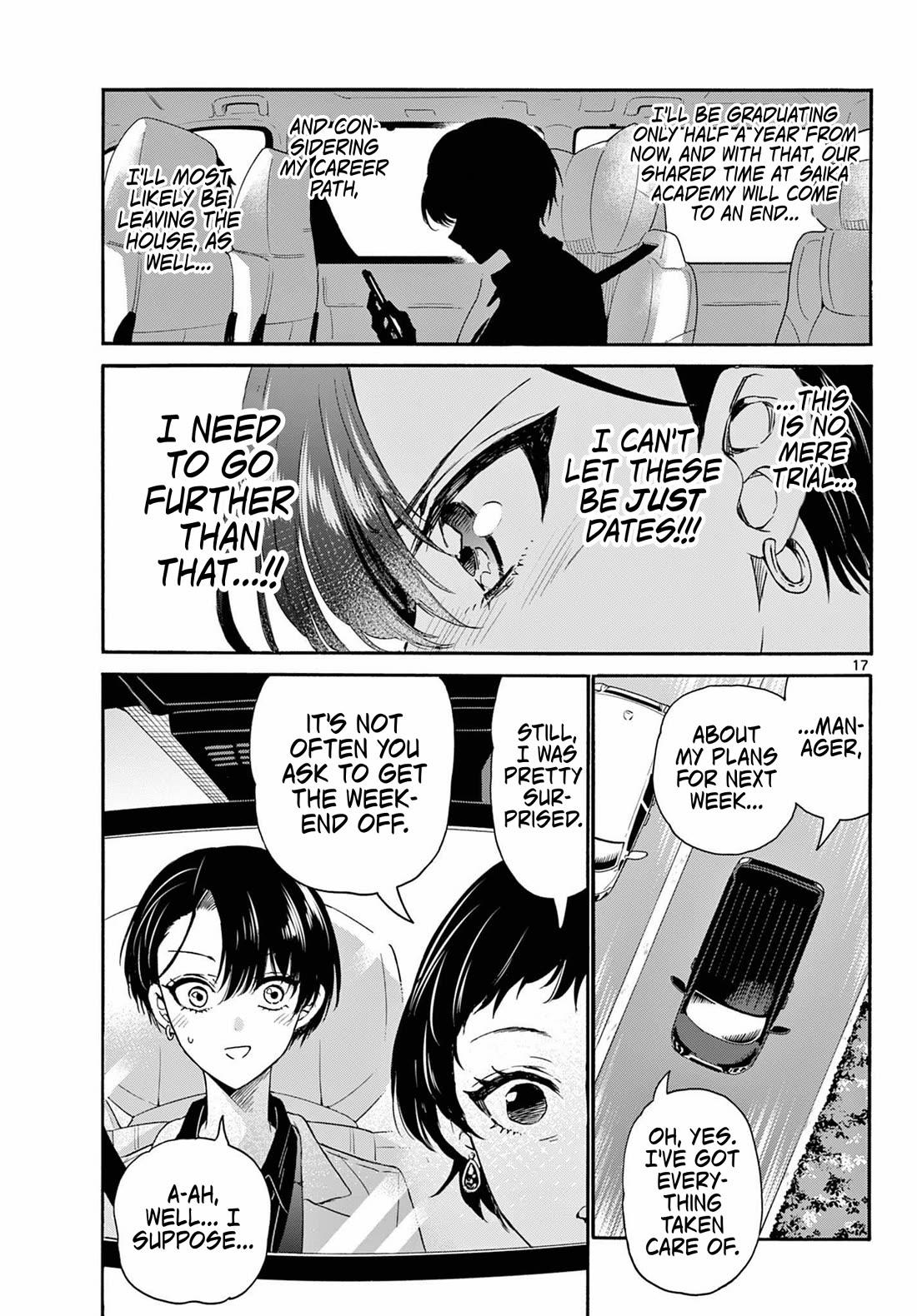 Mikadono Sanshimai wa Angai, Choroi Chapter 146 page 17 - Chapter 146: The eldest daughter's resolve.