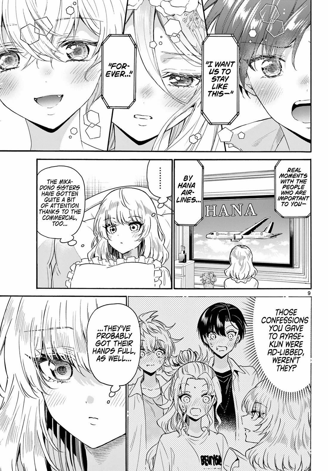 Mikadono Sanshimai wa Angai, Choroi Chapter 146 page 9 - Chapter 146: The eldest daughter's resolve.
