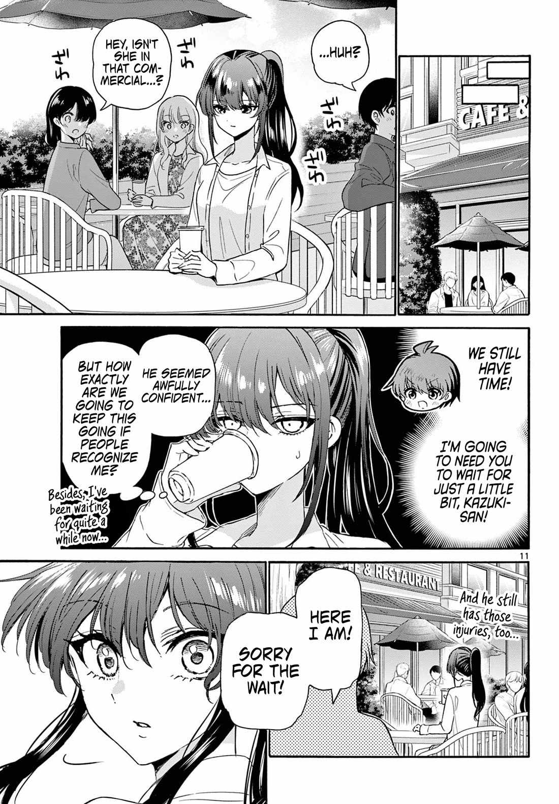 Mikadono Sanshimai wa Angai, Choroi Chapter 148 page 11 - Chapter 148: It's not okay.