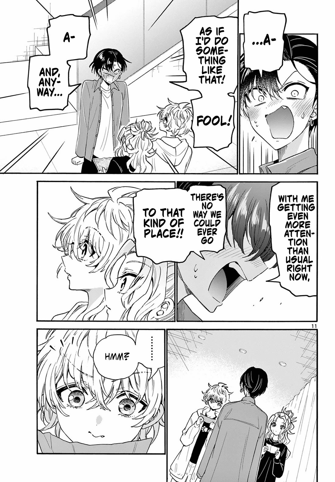 Mikadono Sanshimai wa Angai, Choroi Chapter 149 page 11 - Chapter 149: Giving them a push.