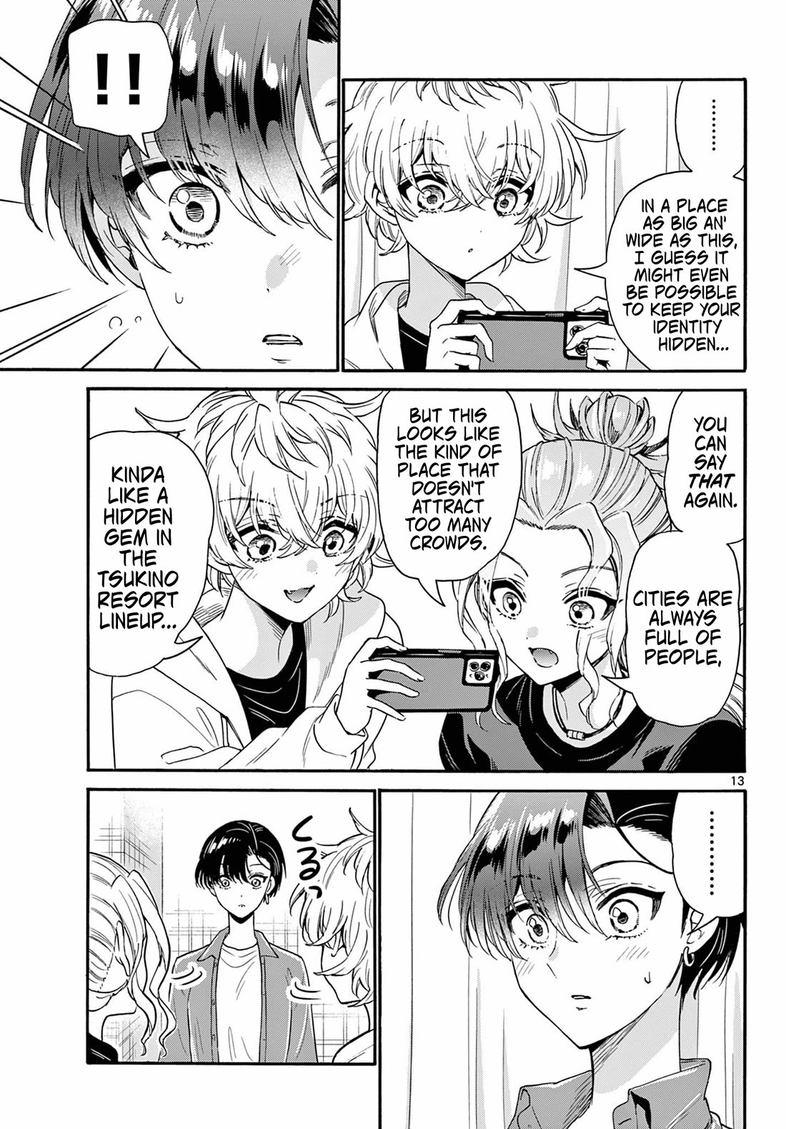 Mikadono Sanshimai wa Angai, Choroi Chapter 149 page 13 - Chapter 149: Giving them a push.