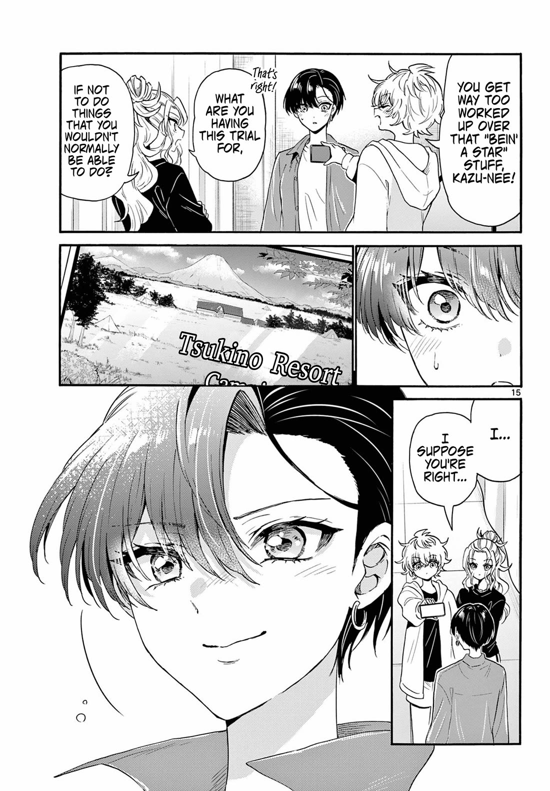 Mikadono Sanshimai wa Angai, Choroi Chapter 149 page 15 - Chapter 149: Giving them a push.