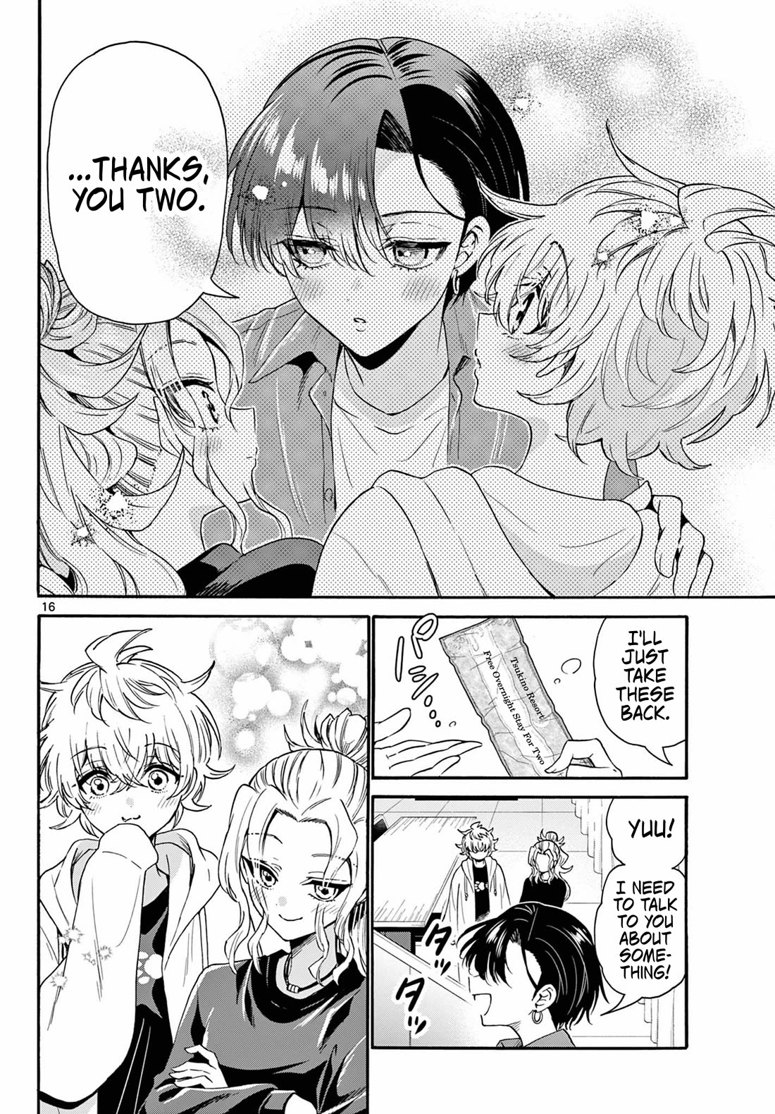 Mikadono Sanshimai wa Angai, Choroi Chapter 149 page 16 - Chapter 149: Giving them a push.