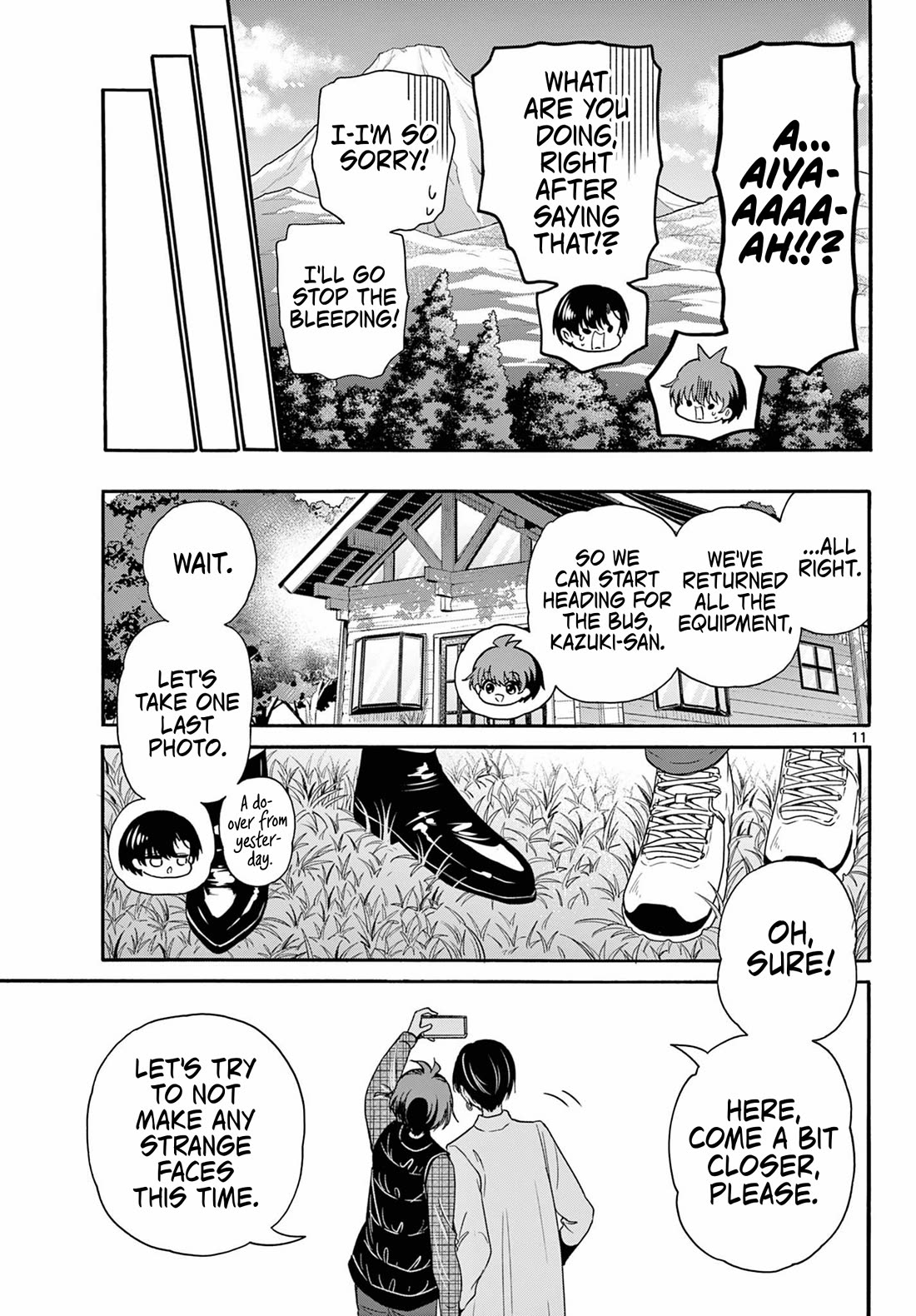 Mikadono Sanshimai wa Angai, Choroi Chapter 153 page 11 - Chapter 153: If it's him.