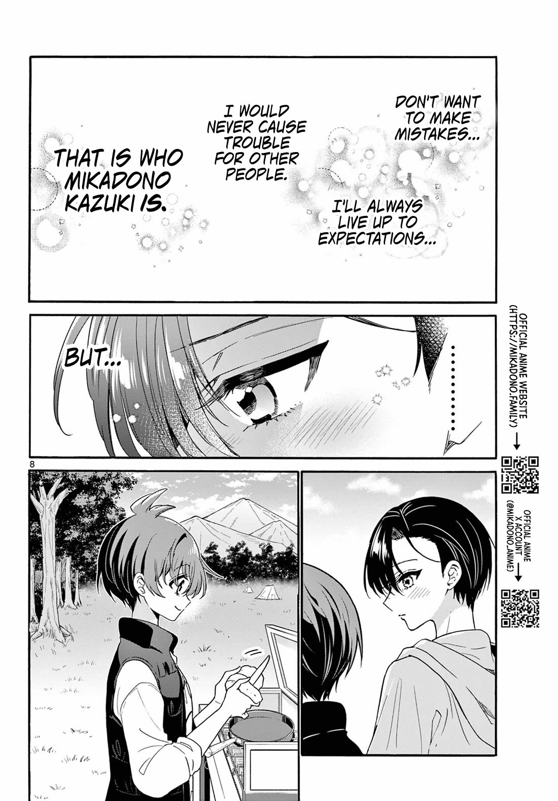 Mikadono Sanshimai wa Angai, Choroi Chapter 153 page 8 - Chapter 153: If it's him.